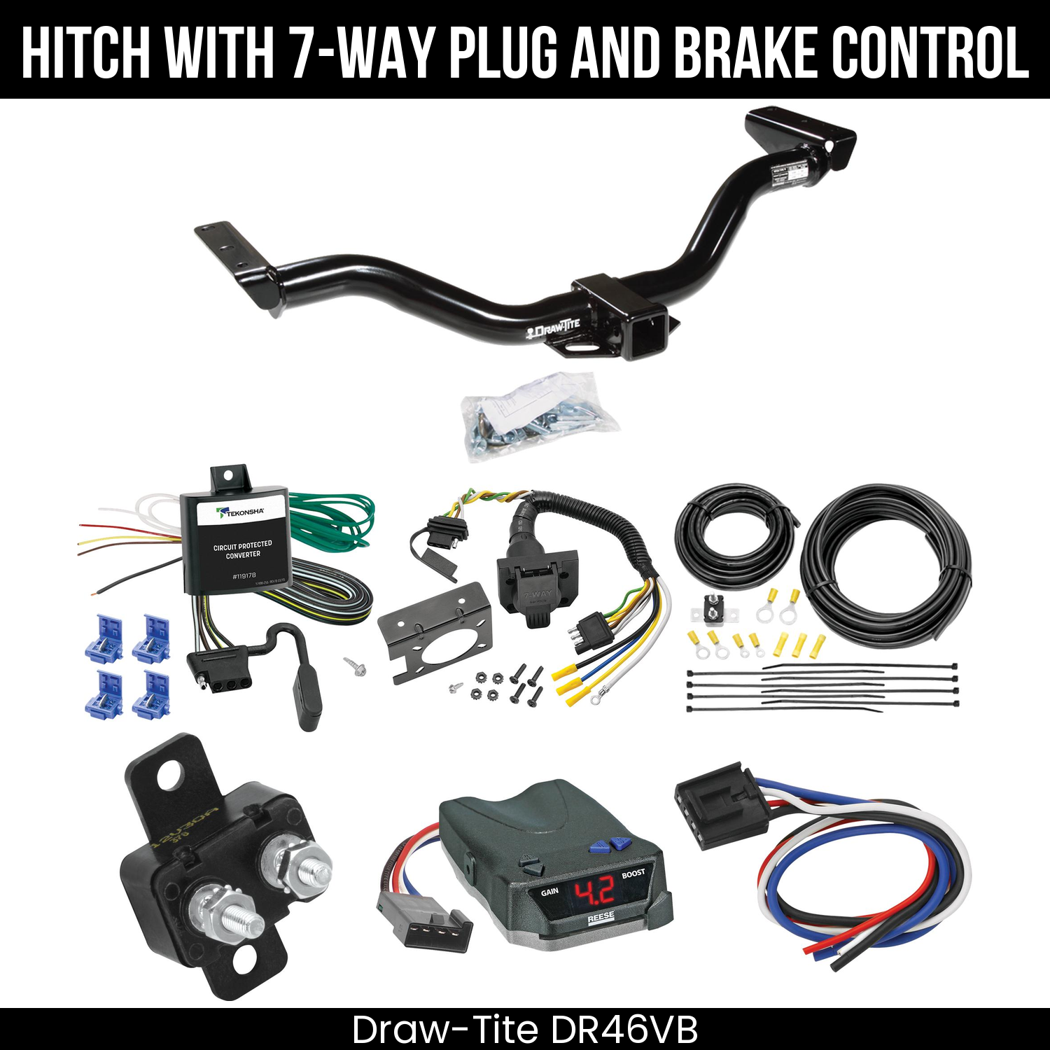 Trailer Hitch , 7-Way , Reese Brake EVN Control