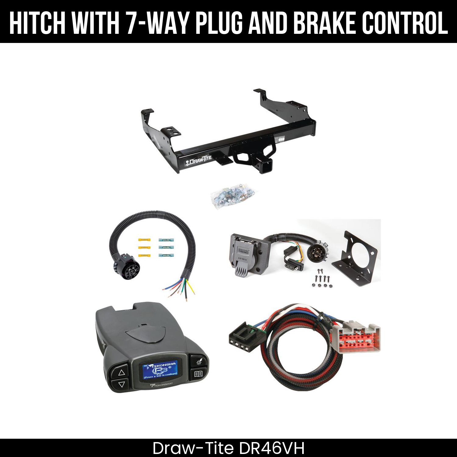 Trailer Hitch , 7-Way , Tekonsha Prodigy P3 Brake Control