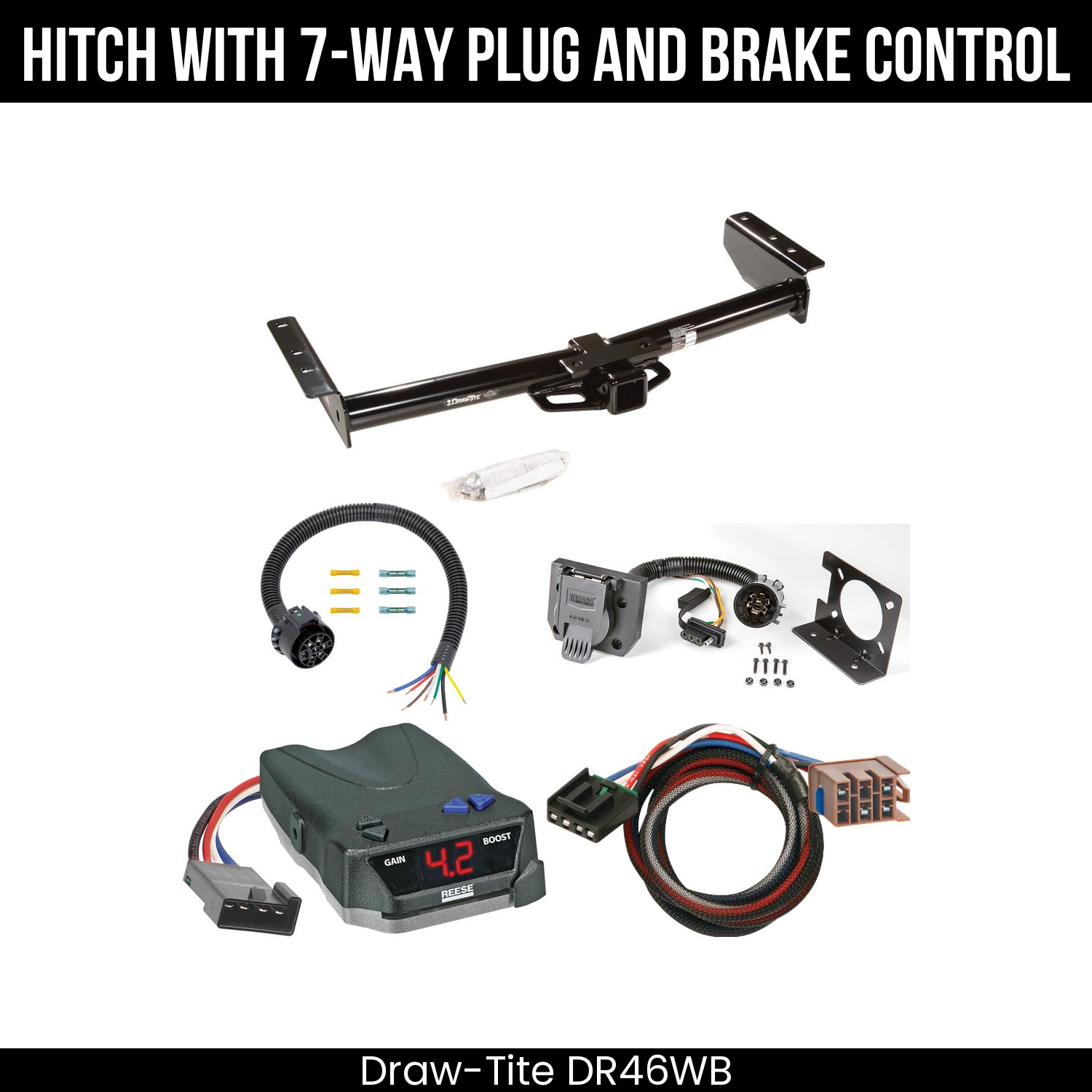 Trailer Hitch , 7-Way , Reese Brake EVN Control