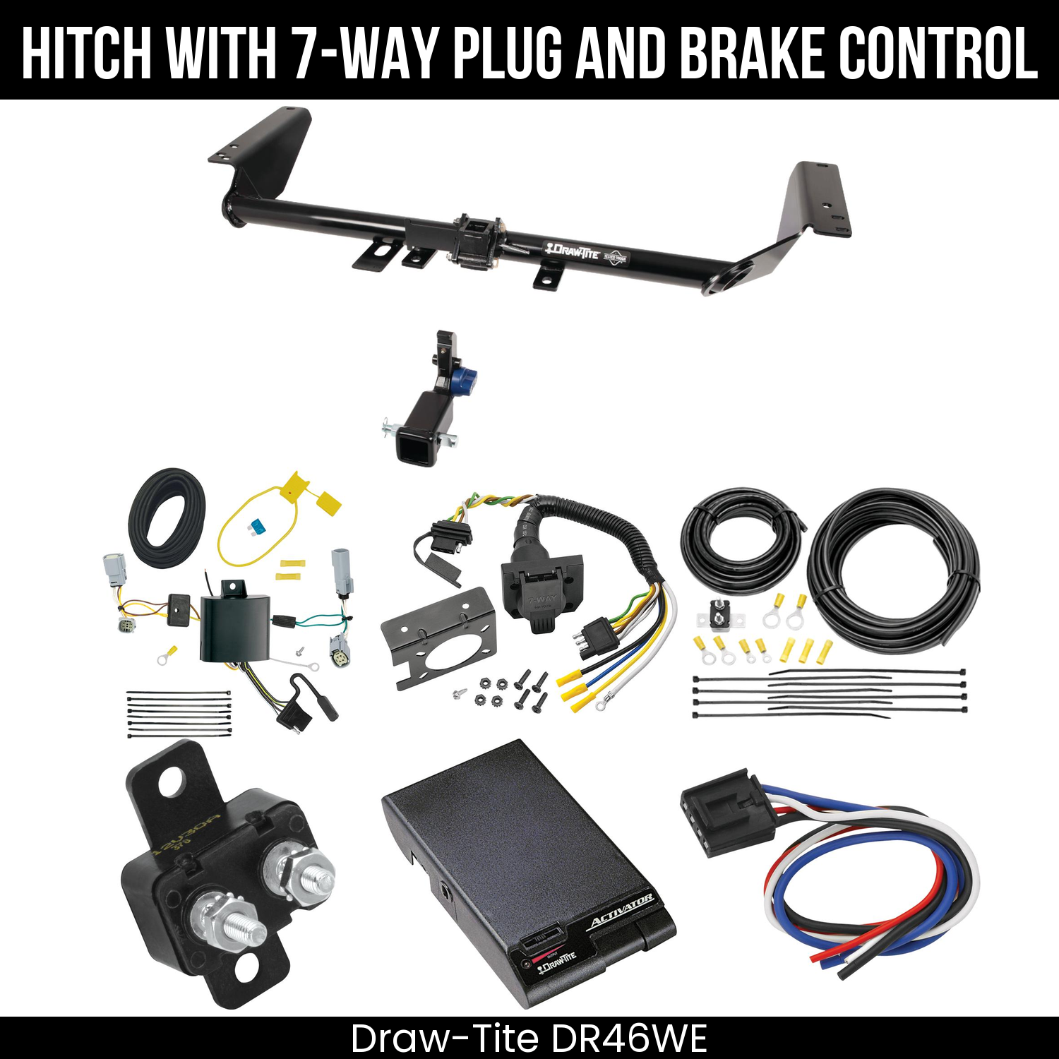 Trailer Hitch , 7-Way , Draw-Tite Activator Brake Control