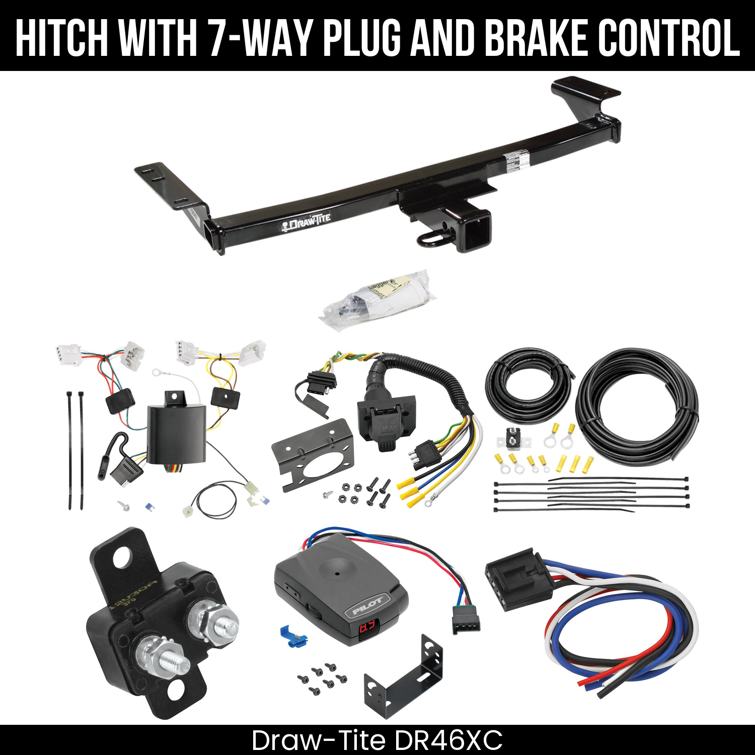 Trailer Hitch , 7-Way , Pro Series Pilot Brake Control