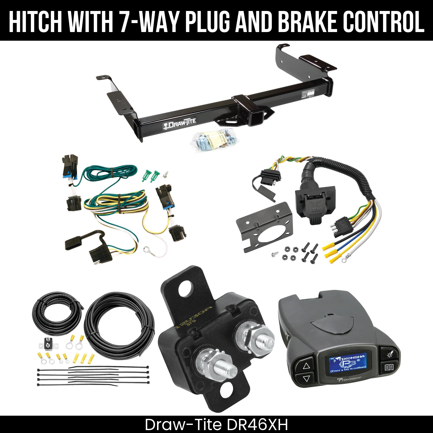 Trailer Hitch , 7-Way , Tekonsha Prodigy P3 Brake Control
