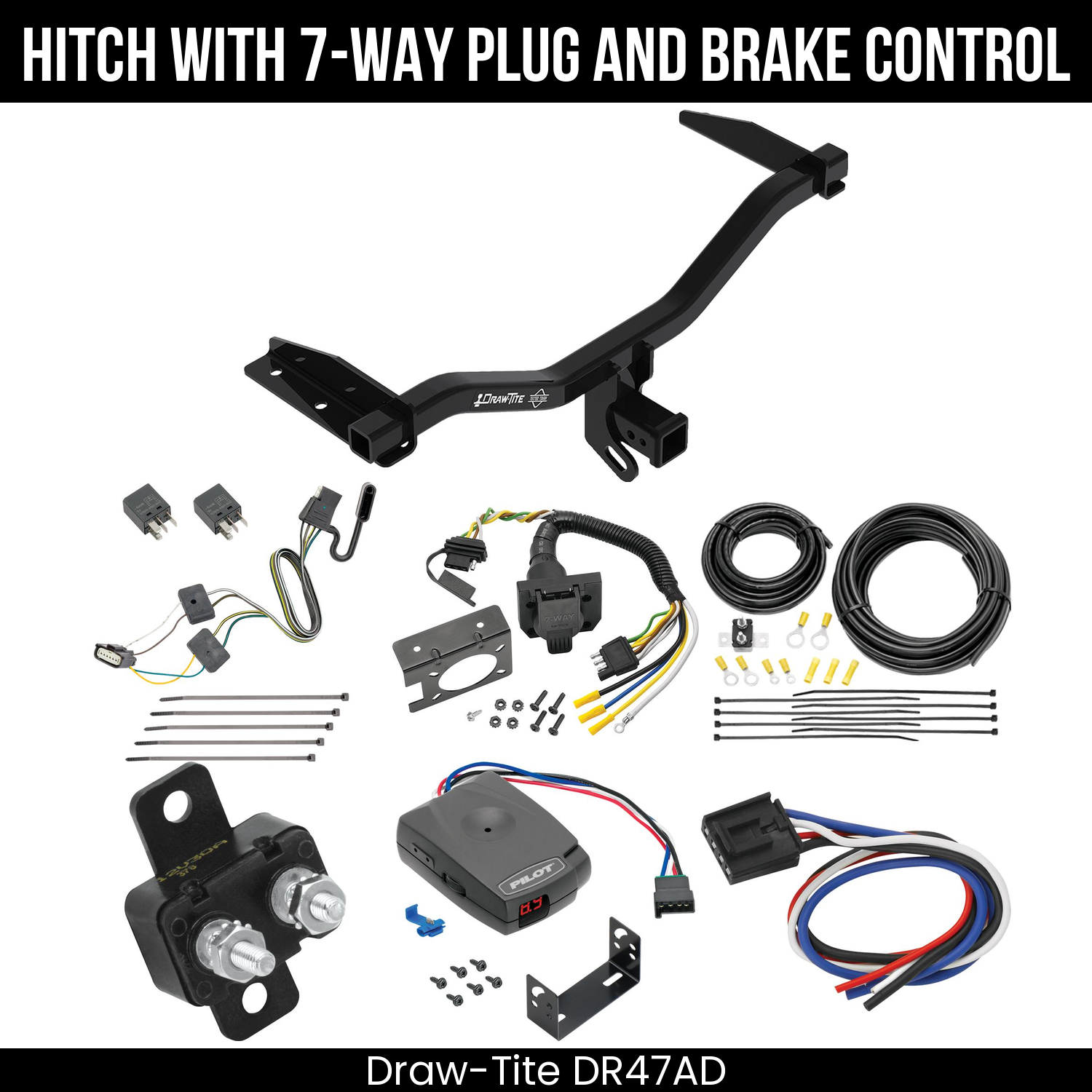 Trailer Hitch , 7-Way , Pro Series Pilot Brake Control