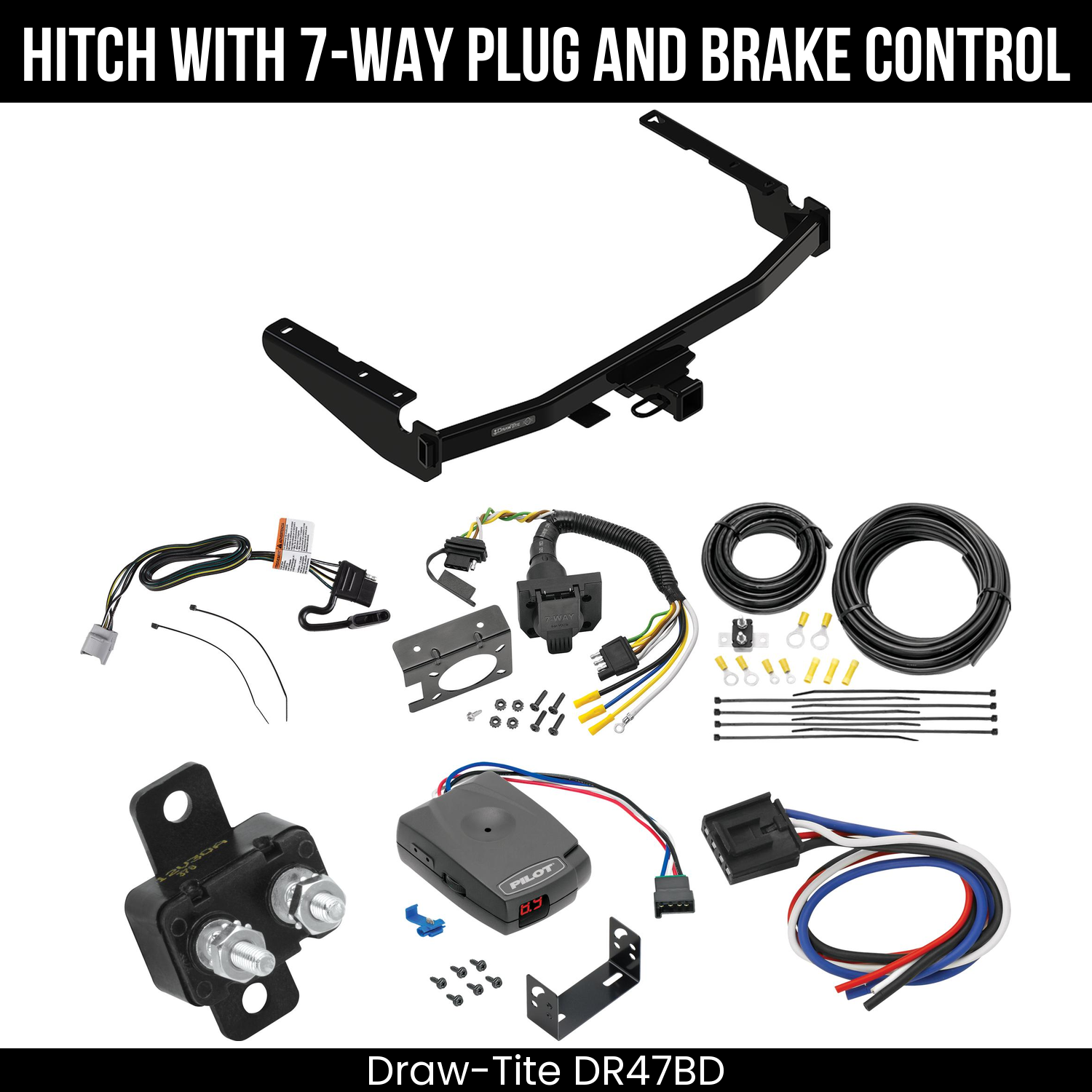 Trailer Hitch , 7-Way , Pro Series Pilot Brake Control