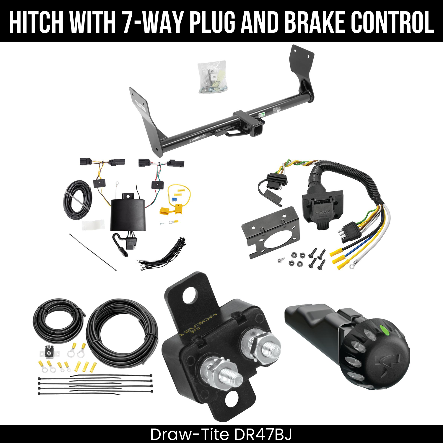 Trailer Hitch , 7-Way , Tekonsha Voyager iD Smart Brake Control