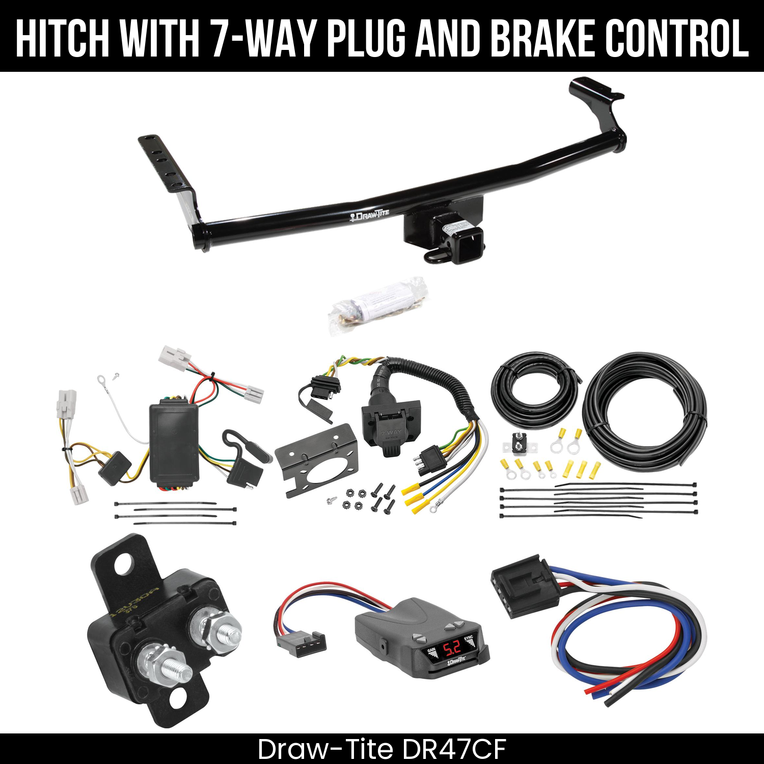 Trailer Hitch , 7-Way , Draw-Tite Activator IV Brake Control