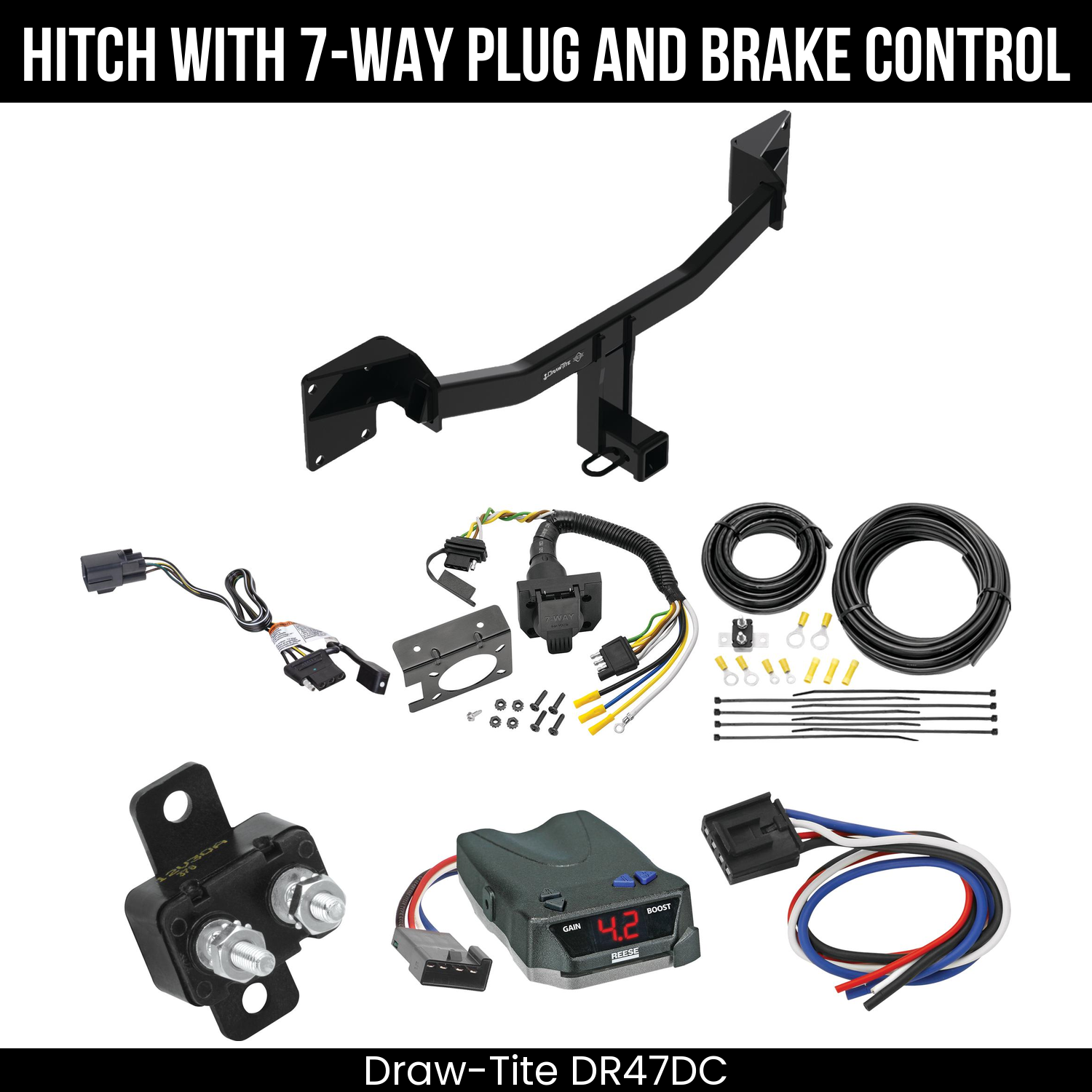 Trailer Hitch , 7-Way , Reese Brake EVN Control
