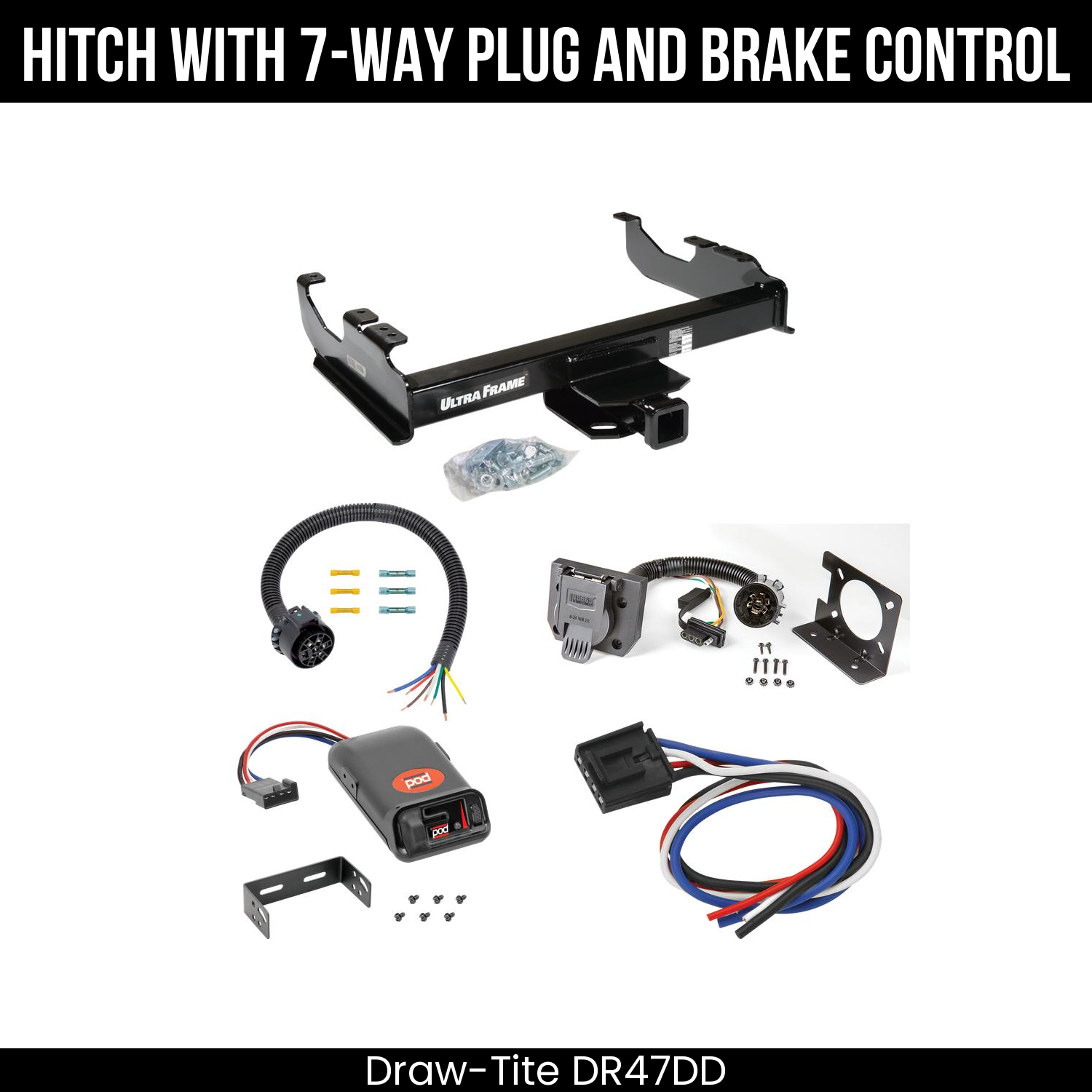 Trailer Hitch , 7-Way , Pro Series POD Brake Control