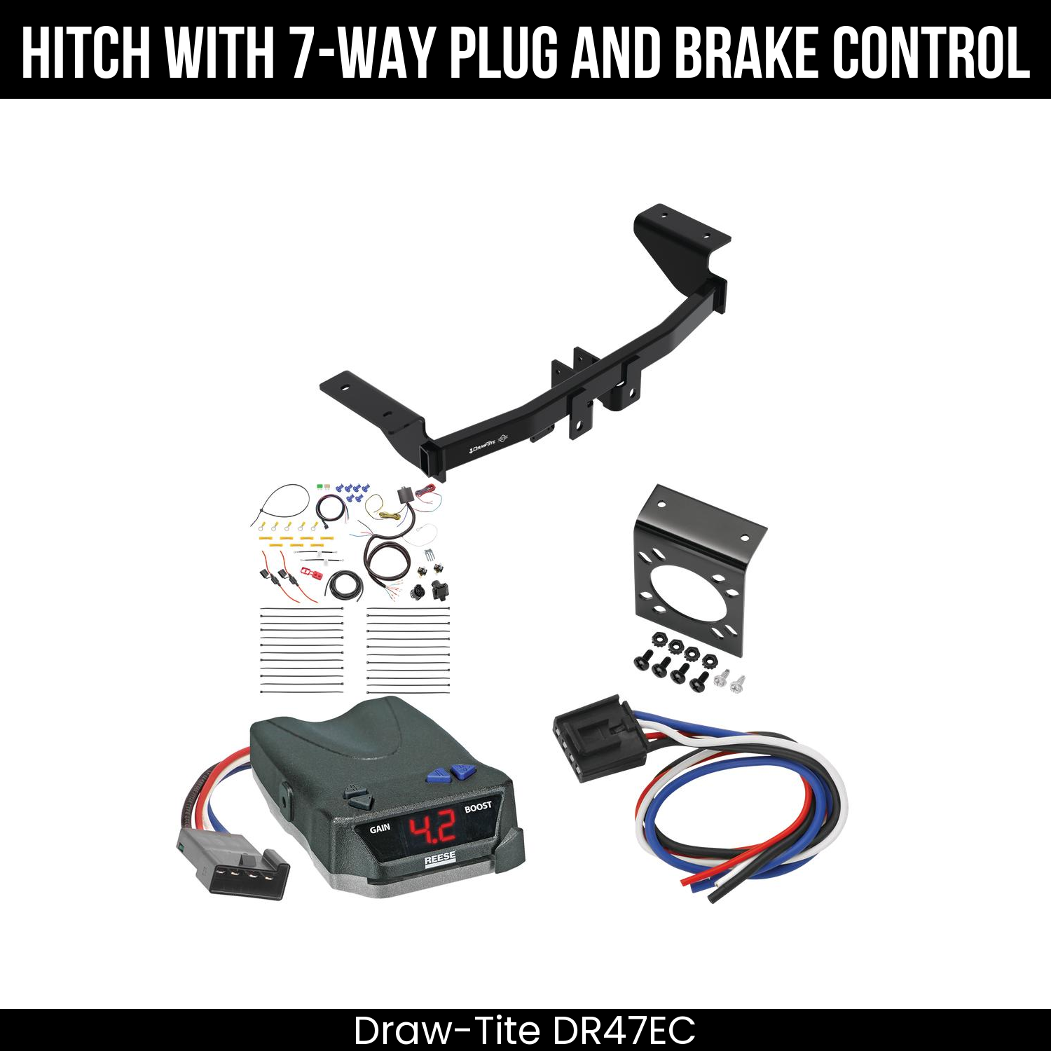 Trailer Hitch , 7-Way , Reese Brake EVN Control