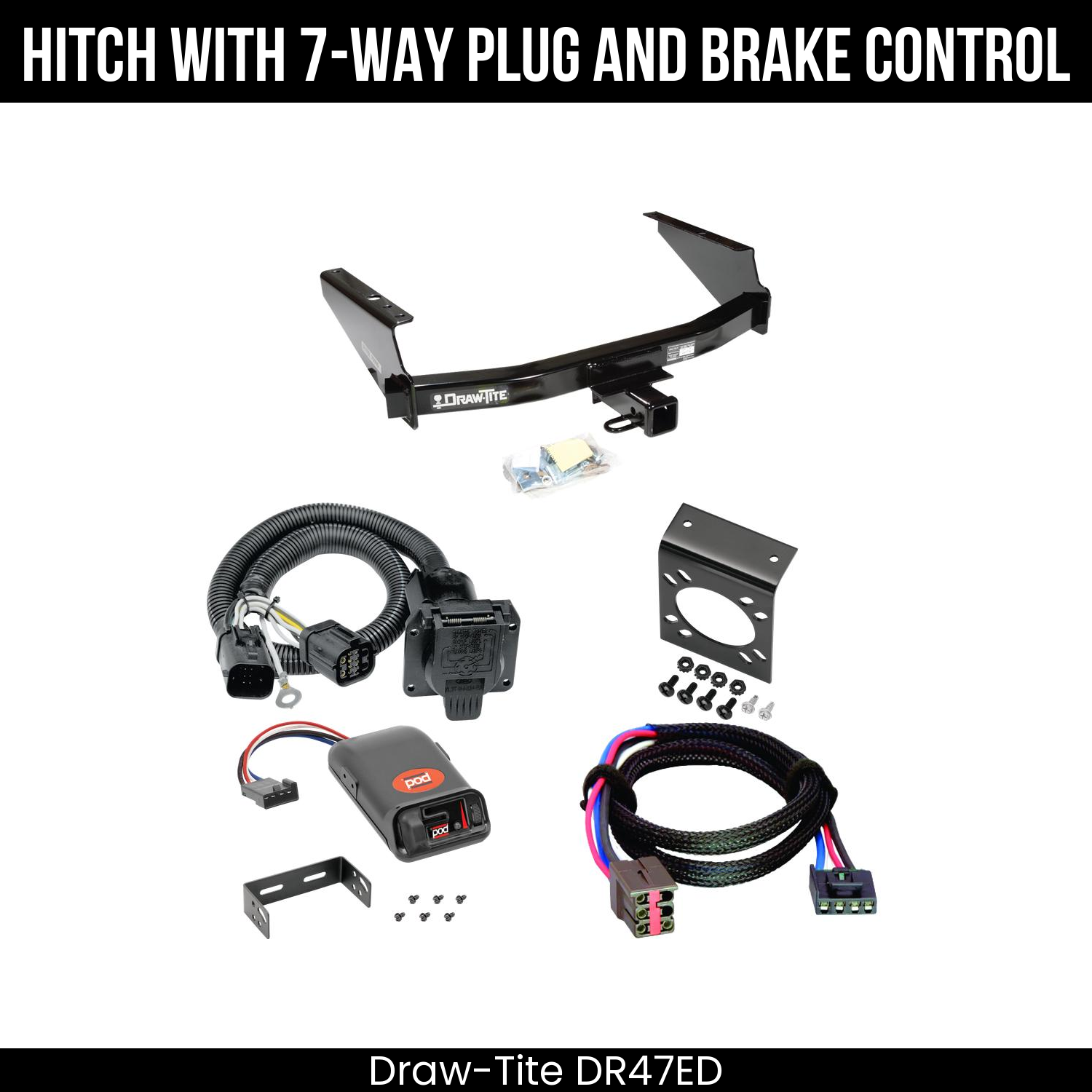 Trailer Hitch , 7-Way , Pro Series POD Brake Control