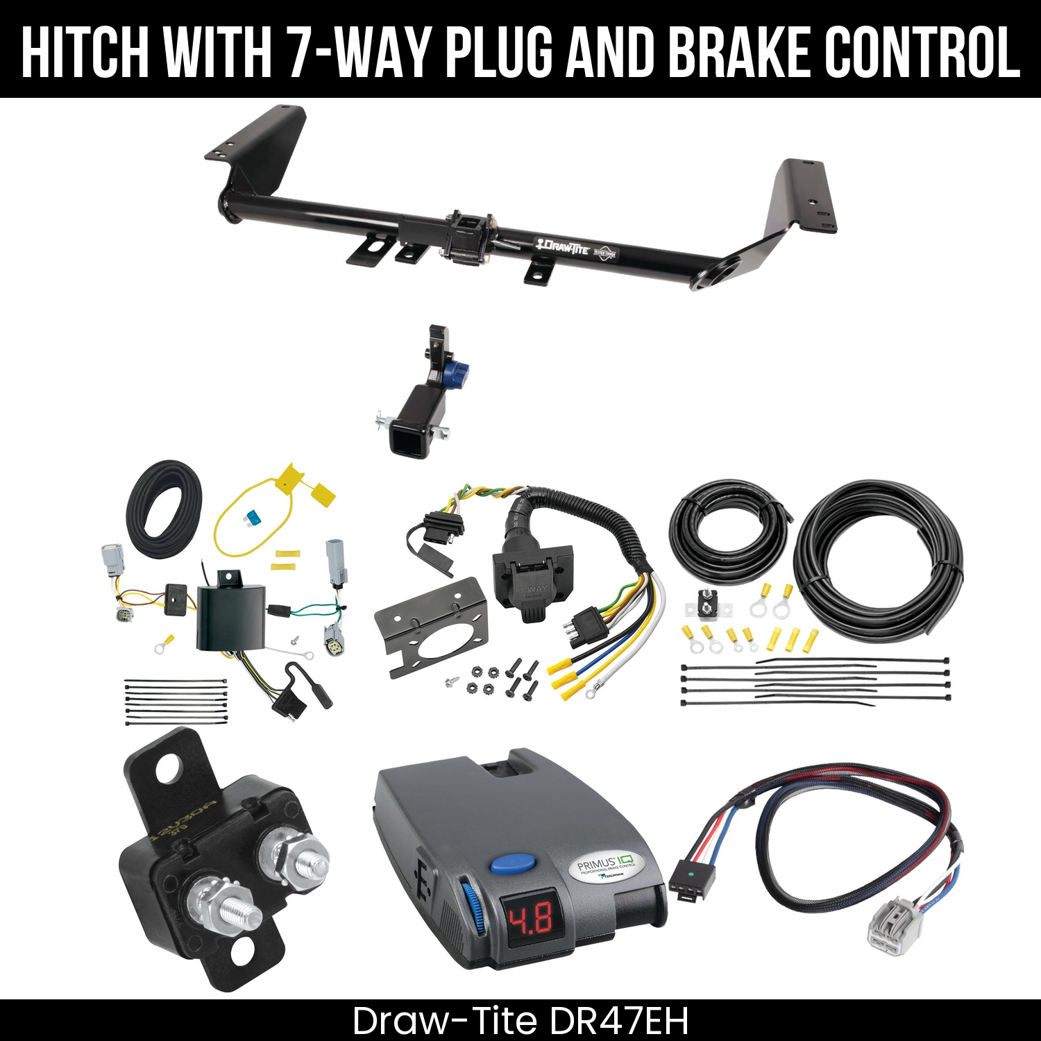 Trailer Hitch , 7-Way , Tekonsha Primus IQ Brake Control