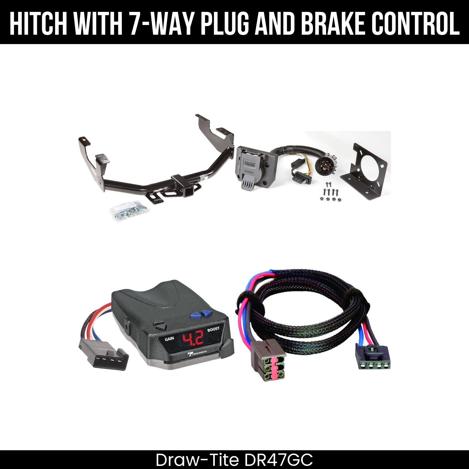 Trailer Hitch , 7-Way , Tekonsha Brake EVN Control