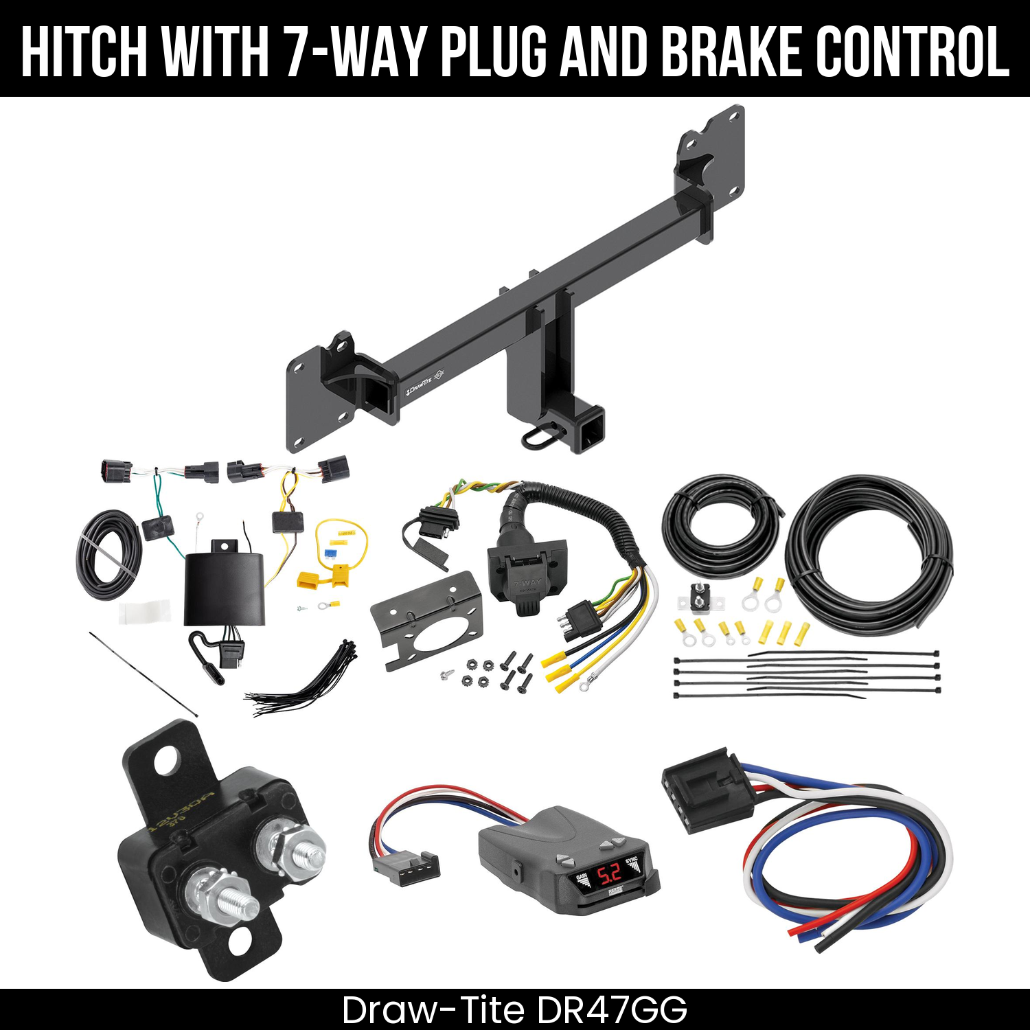 Trailer Hitch , 7-Way , Reese Brakeman IV Brake Control