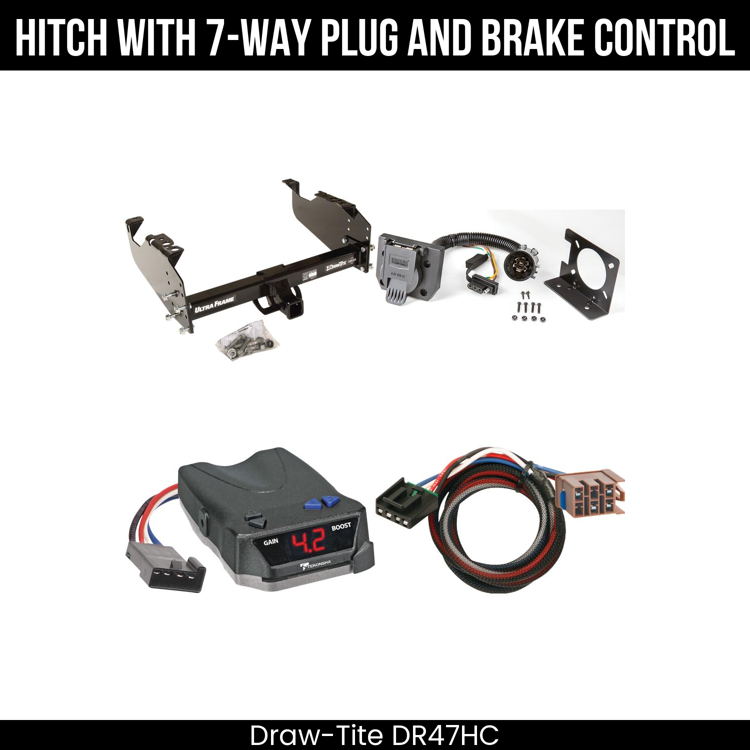 Trailer Hitch , 7-Way , Tekonsha Brake EVN Control