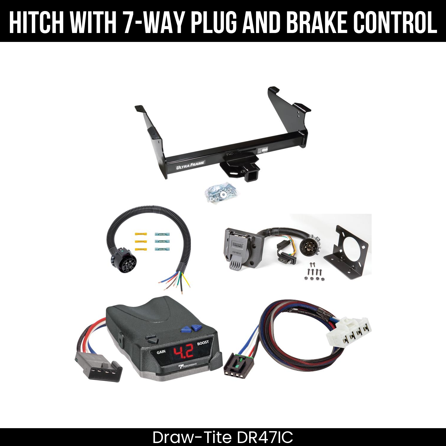 Trailer Hitch , 7-Way , Tekonsha Brake EVN Control