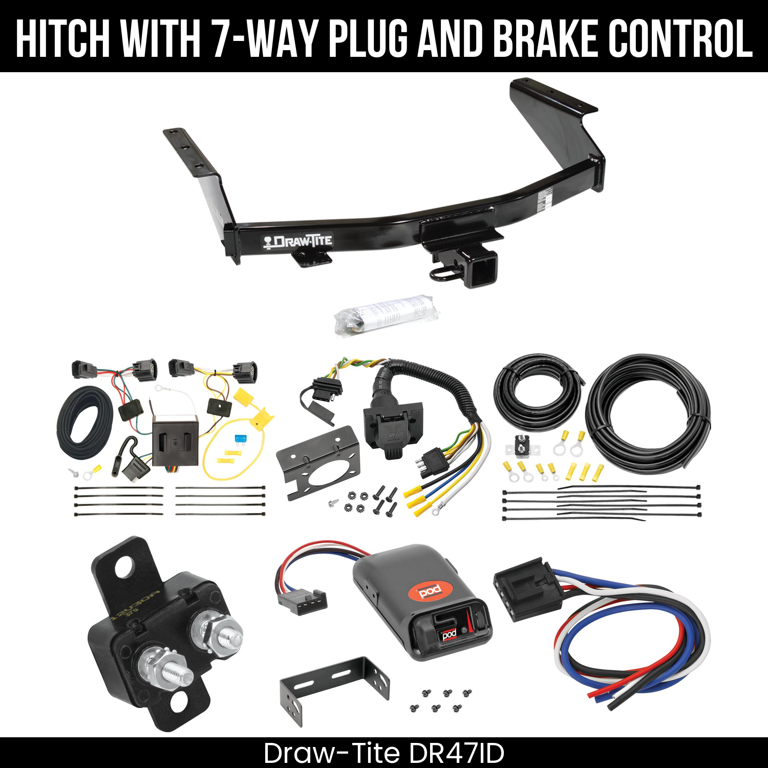 Trailer Hitch , 7-Way , Pro Series POD Brake Control