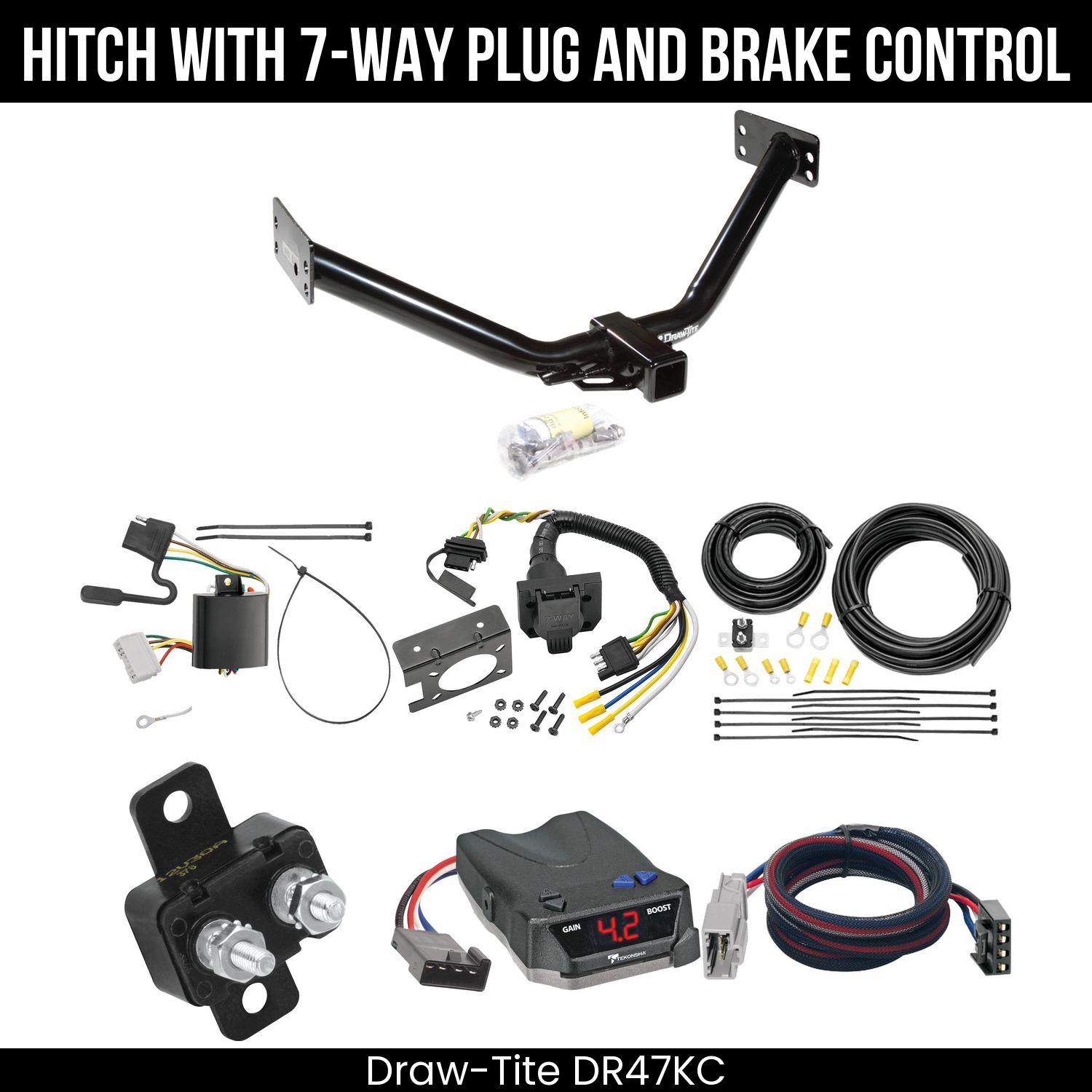 Trailer Hitch , 7-Way , Tekonsha Brake EVN Control