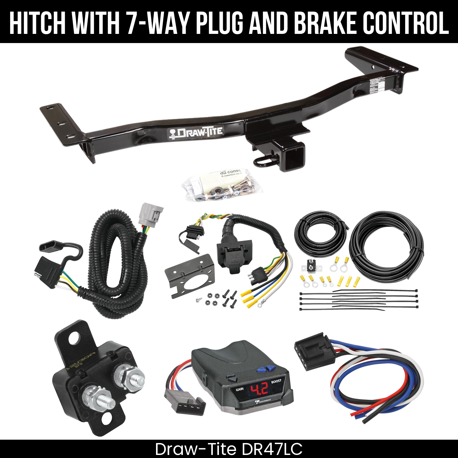 Trailer Hitch , 7-Way , Tekonsha Brake EVN Control