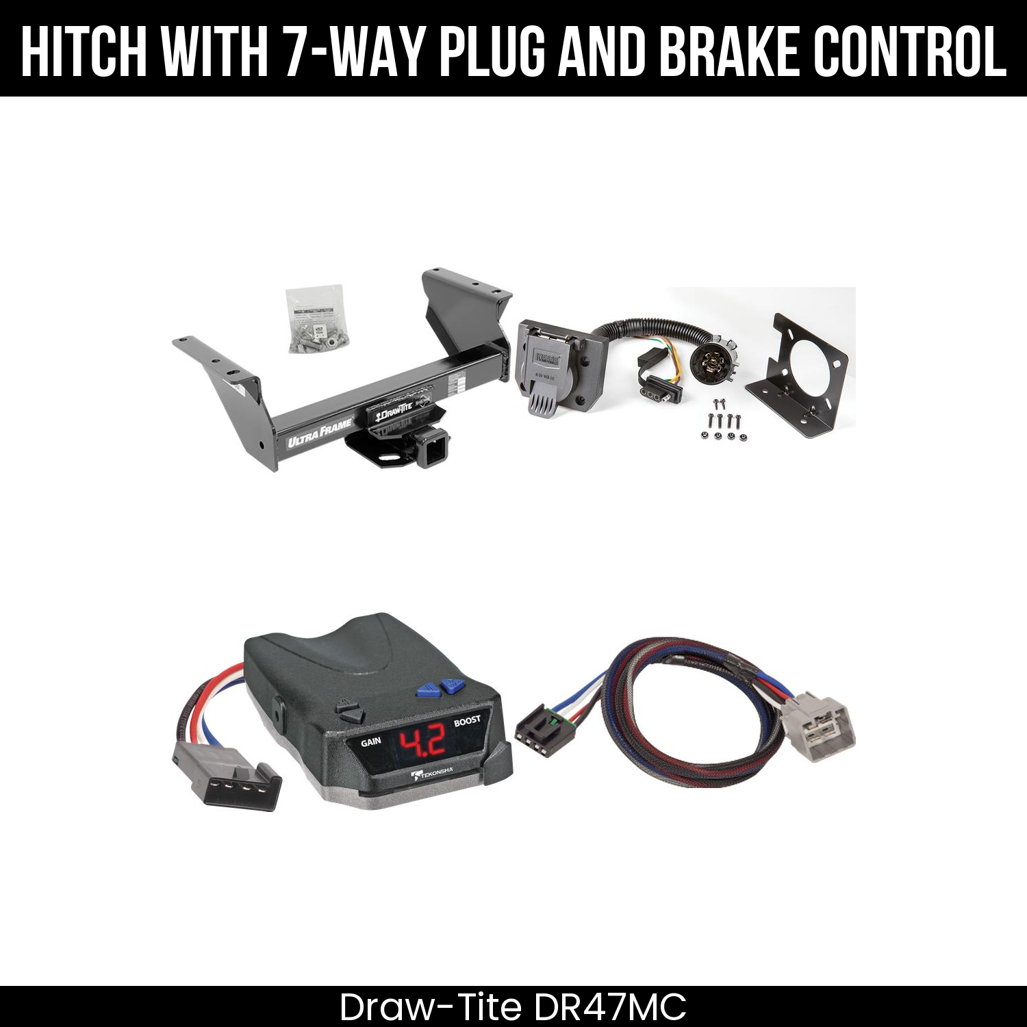 Trailer Hitch , 7-Way , Tekonsha Brake EVN Control