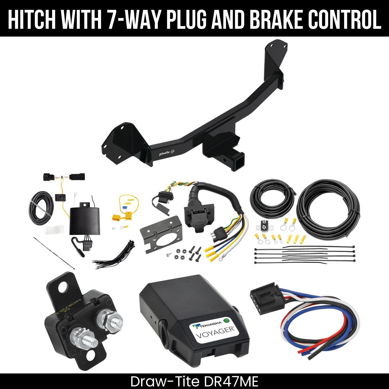 Trailer Hitch , 7-Way , Tekonsha Voyager Brake Control