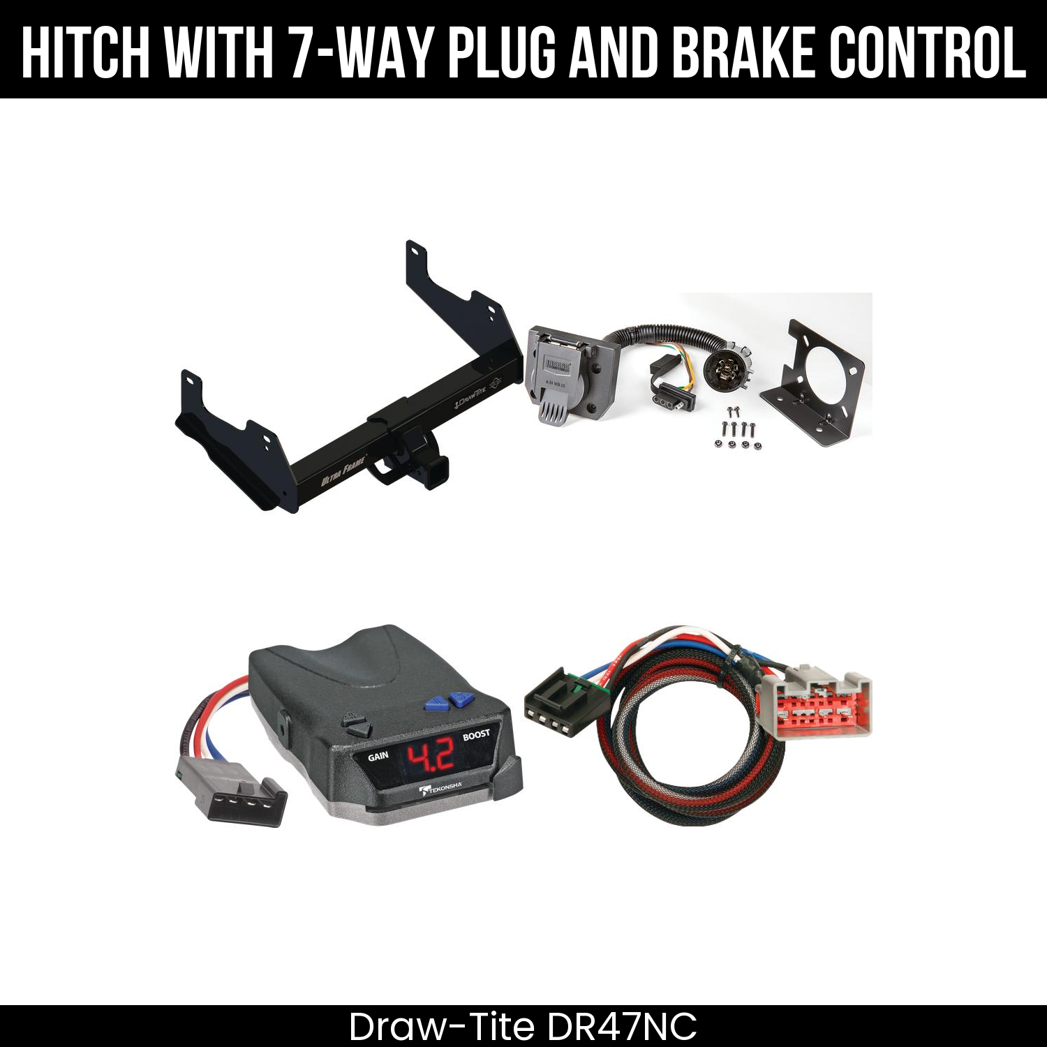 Trailer Hitch , 7-Way , Tekonsha Brake EVN Control
