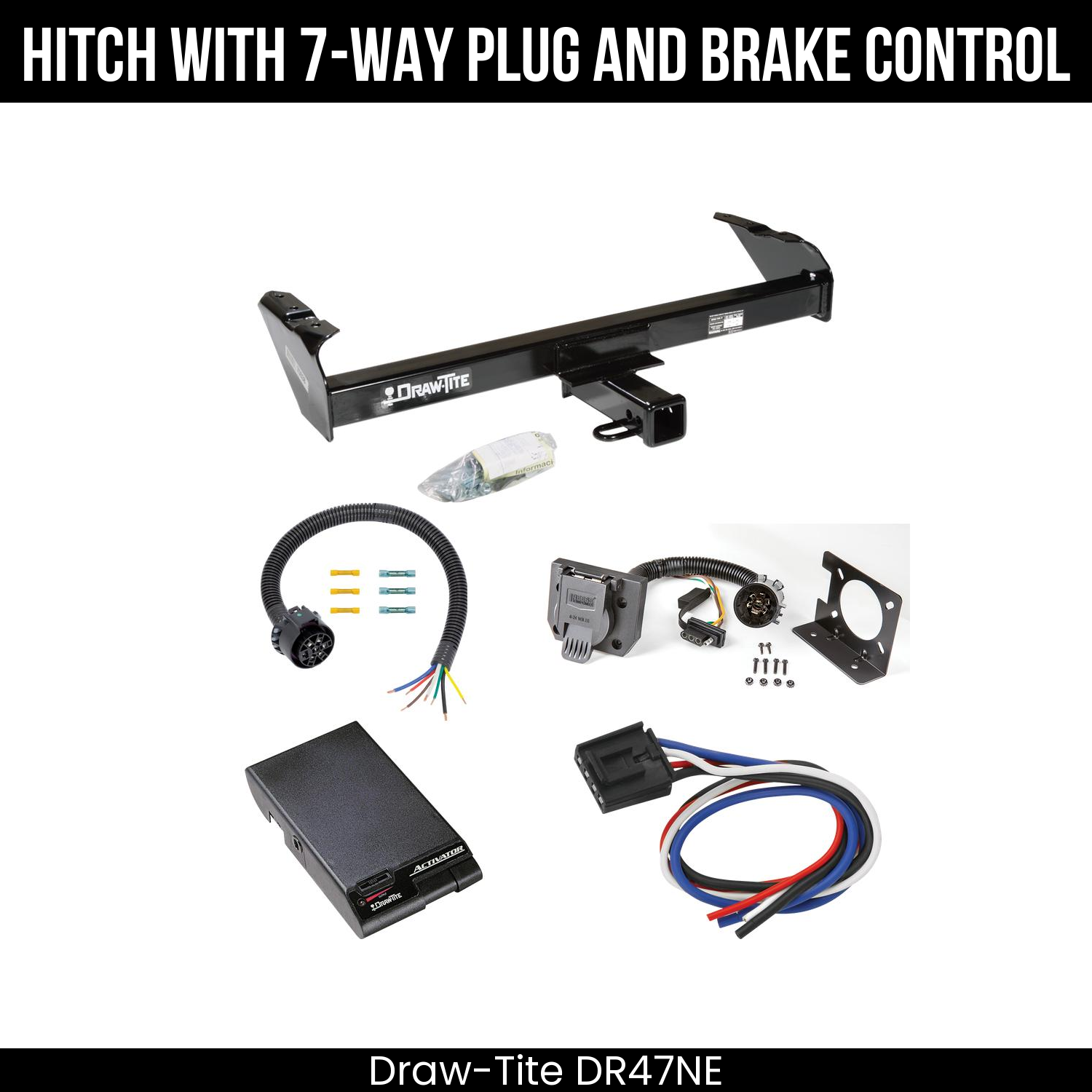 Trailer Hitch , 7-Way , Draw-Tite Activator Brake Control