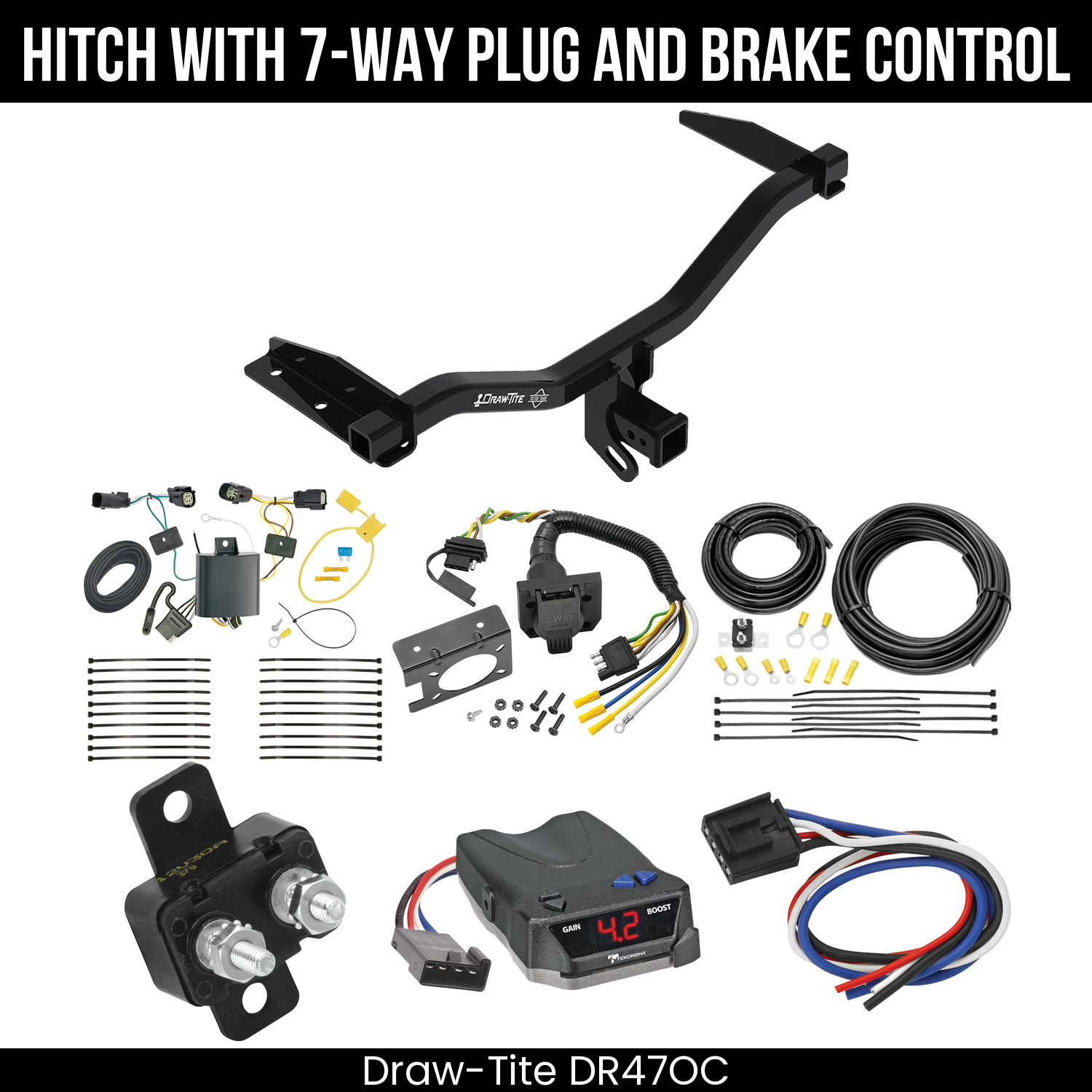 Trailer Hitch , 7-Way , Tekonsha Brake EVN Control
