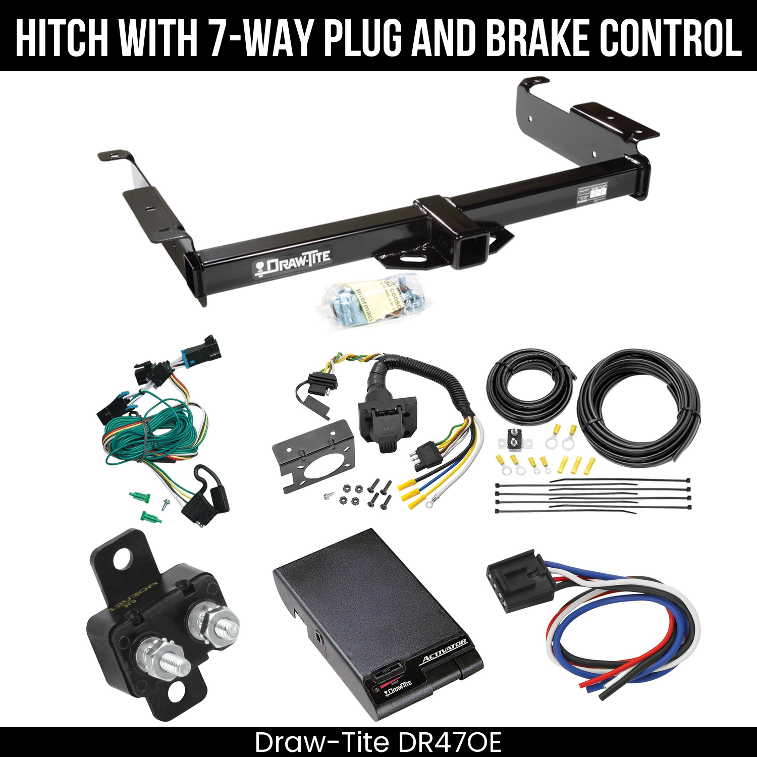 Trailer Hitch , 7-Way , Draw-Tite Activator Brake Control