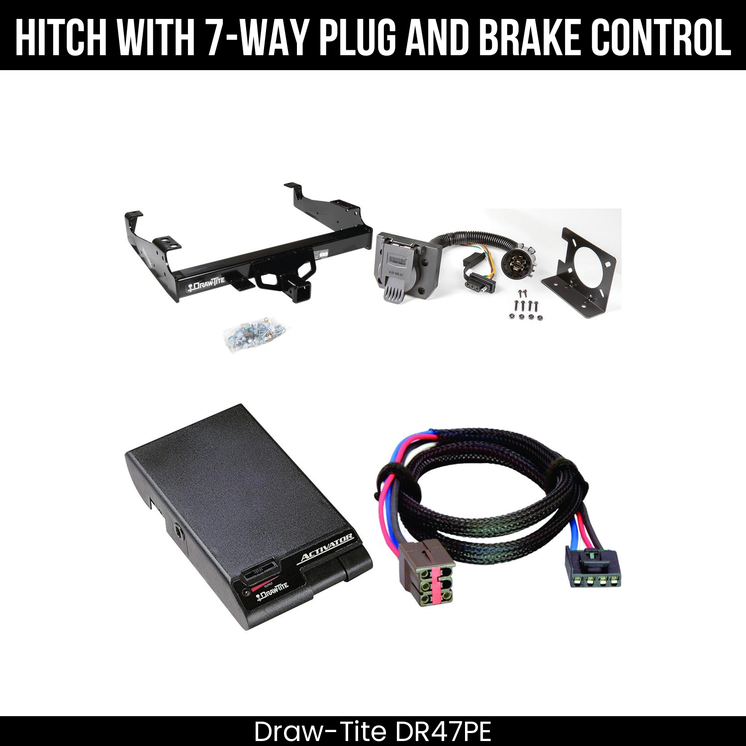 Trailer Hitch , 7-Way , Draw-Tite Activator Brake Control