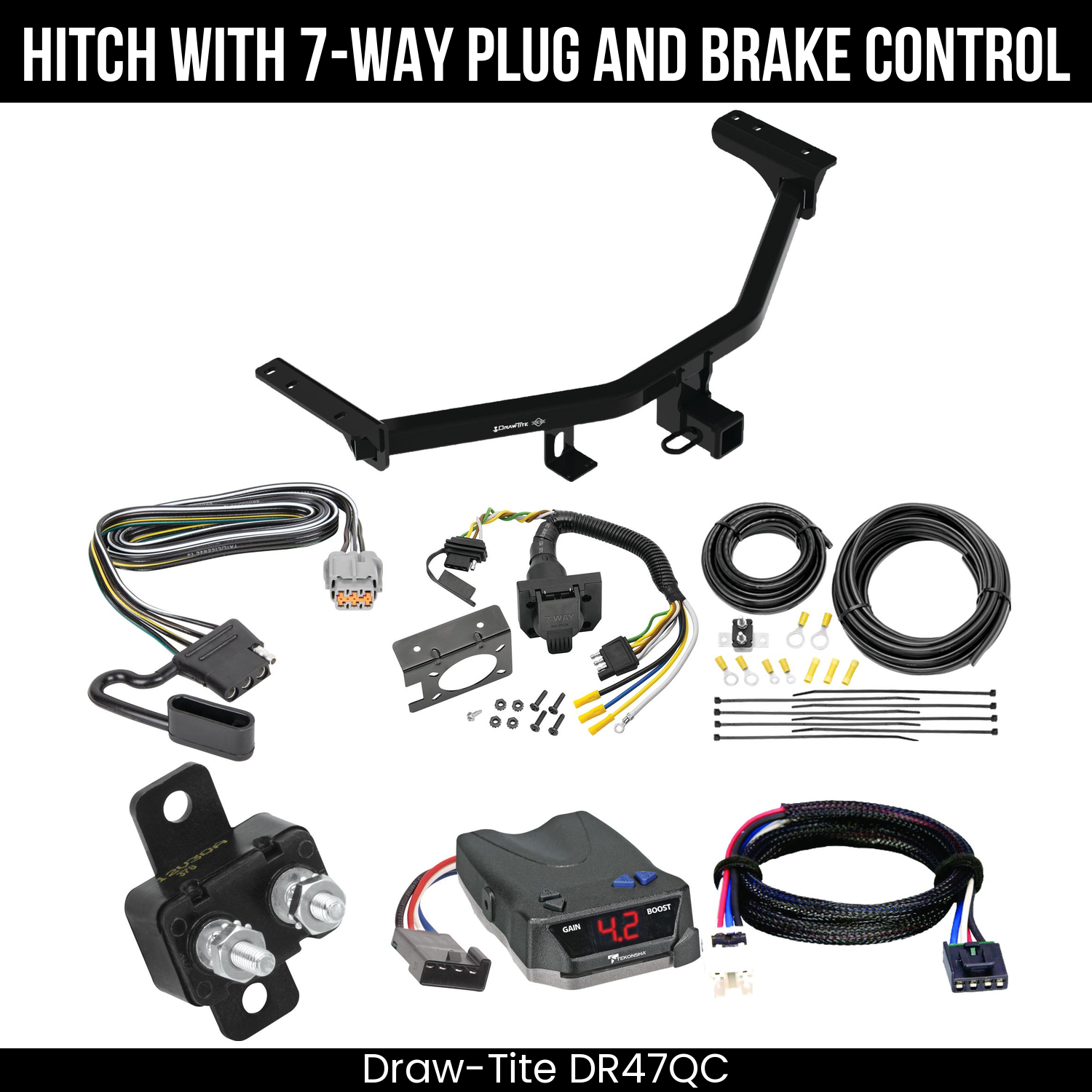 Trailer Hitch , 7-Way , Tekonsha Brake EVN Control