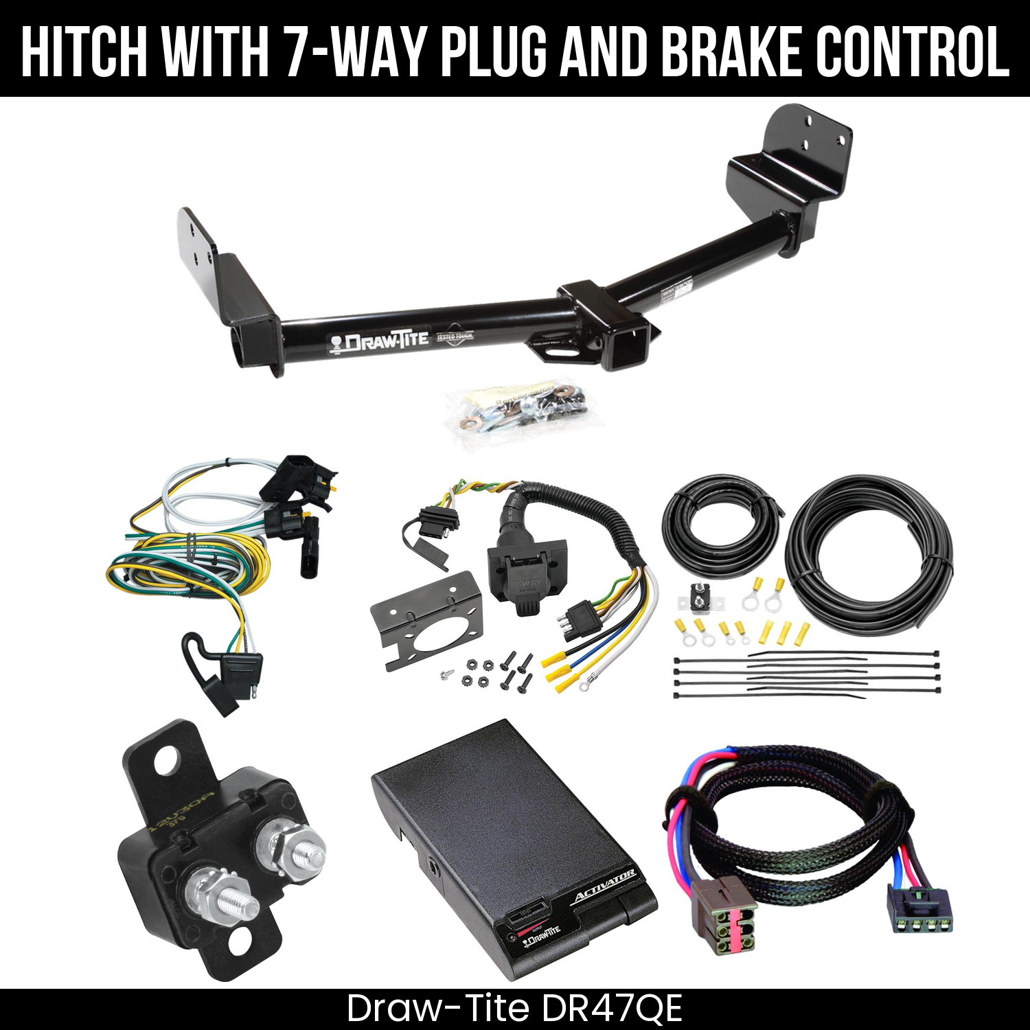 Trailer Hitch , 7-Way , Draw-Tite Activator Brake Control