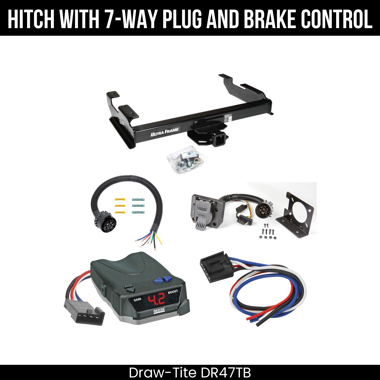 Trailer Hitch , 7-Way , Reese Brake EVN Control