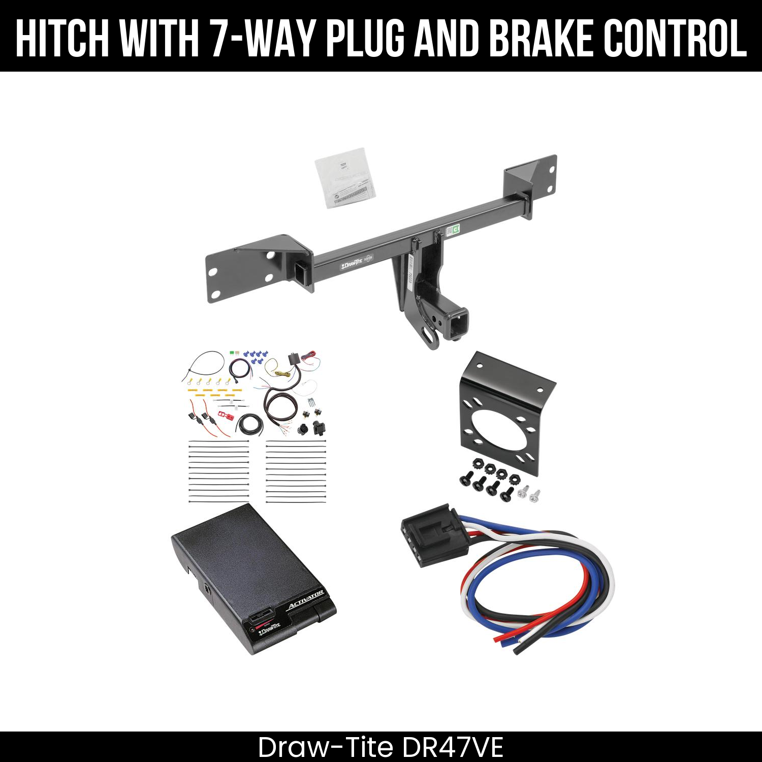 Trailer Hitch , 7-Way , Draw-Tite Activator Brake Control