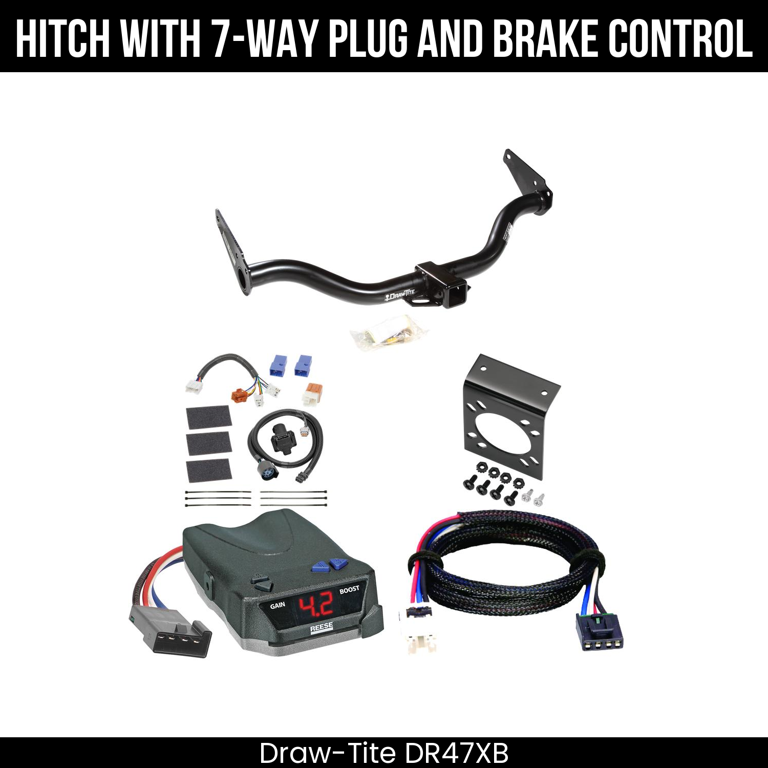 Trailer Hitch , 7-Way , Reese Brake EVN Control