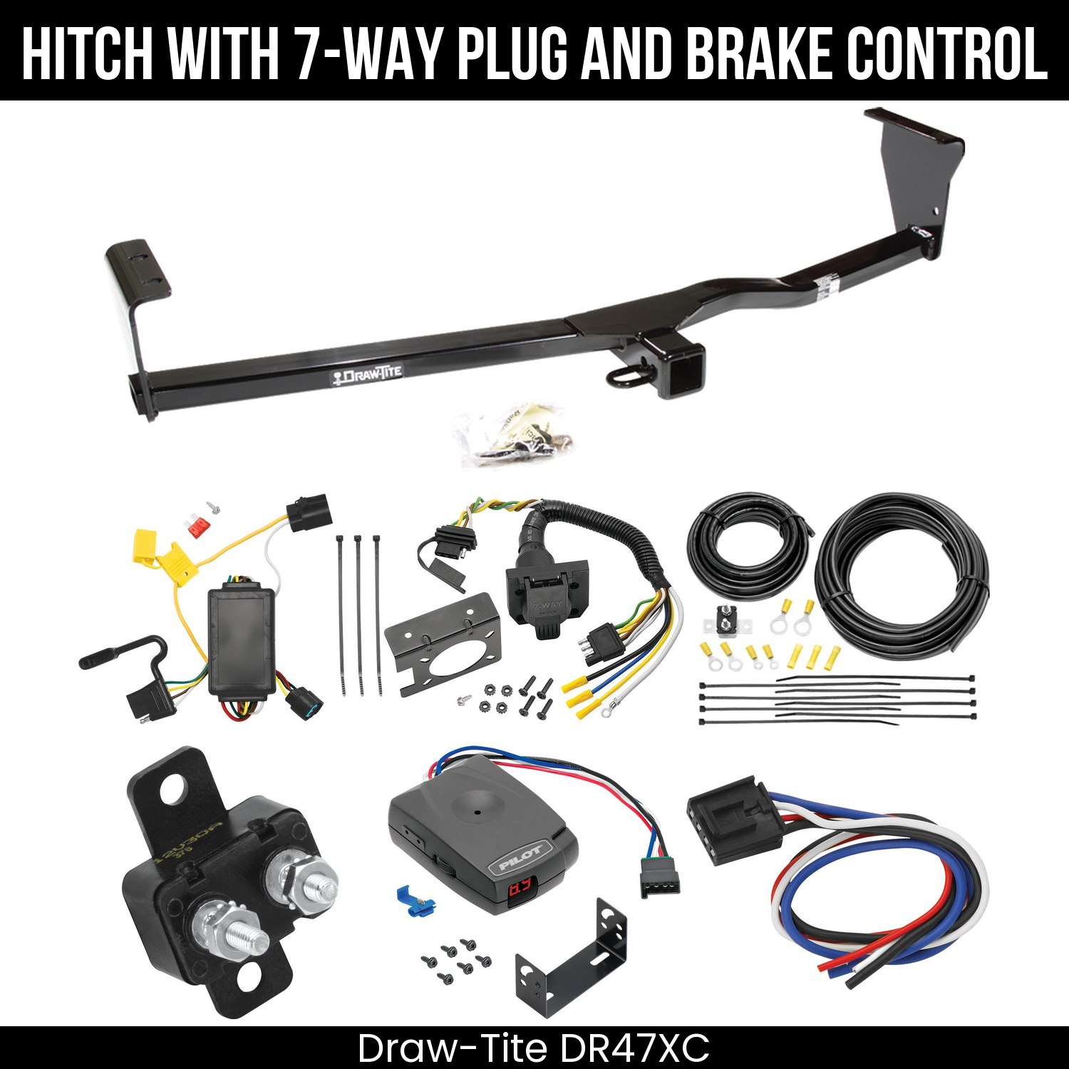 Trailer Hitch , 7-Way , Pro Series Pilot Brake Control