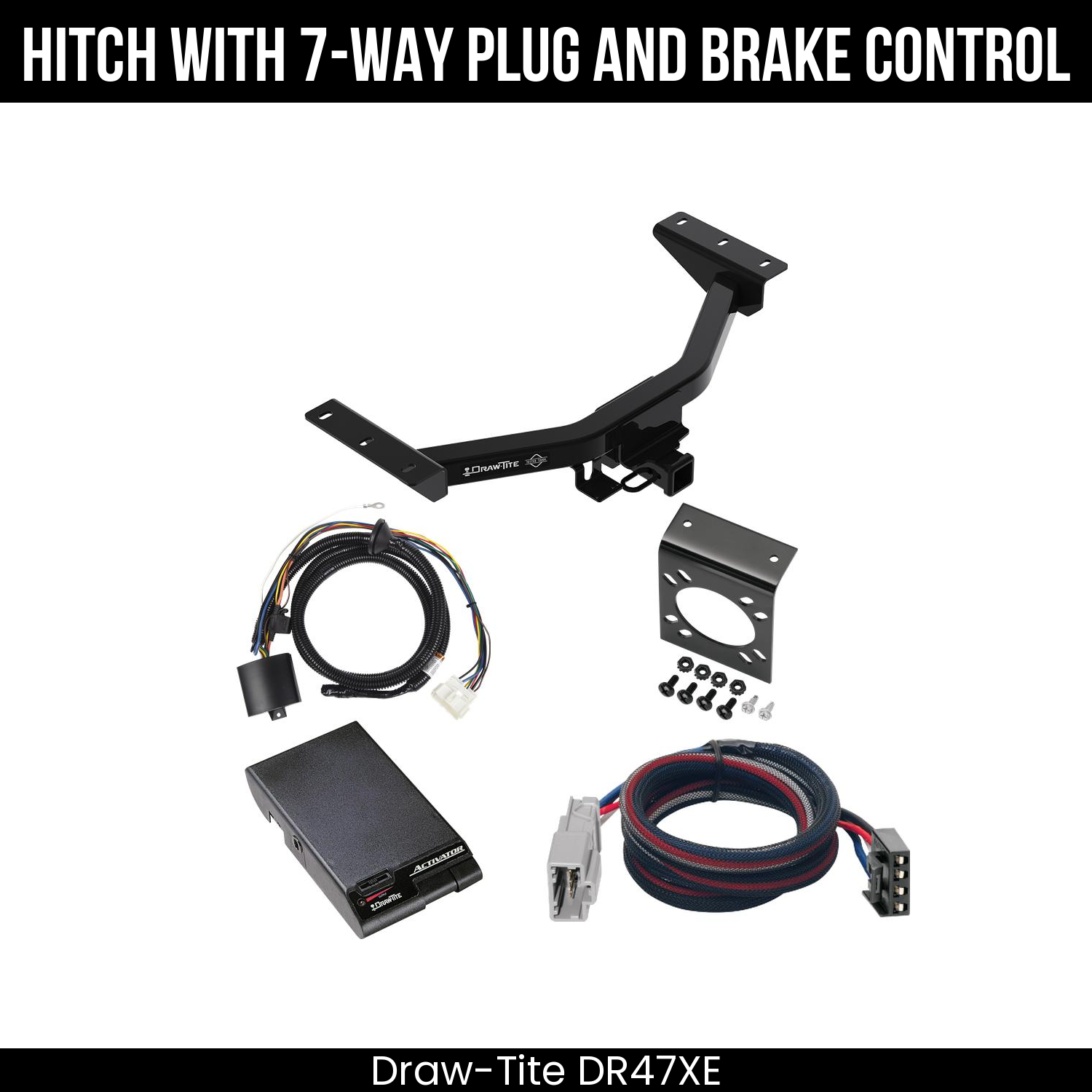 Trailer Hitch , 7-Way , Draw-Tite Activator Brake Control