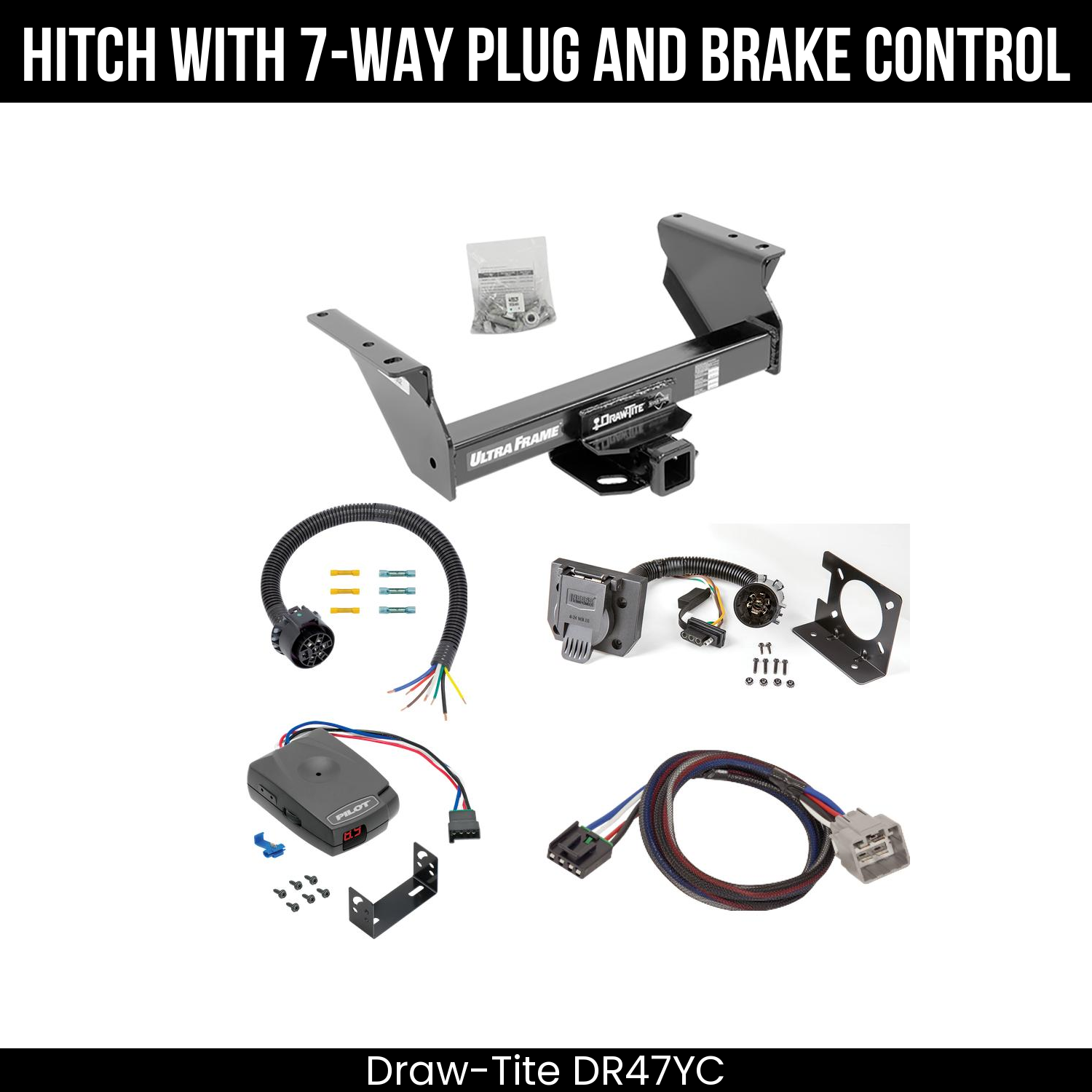 Trailer Hitch , 7-Way , Pro Series Pilot Brake Control