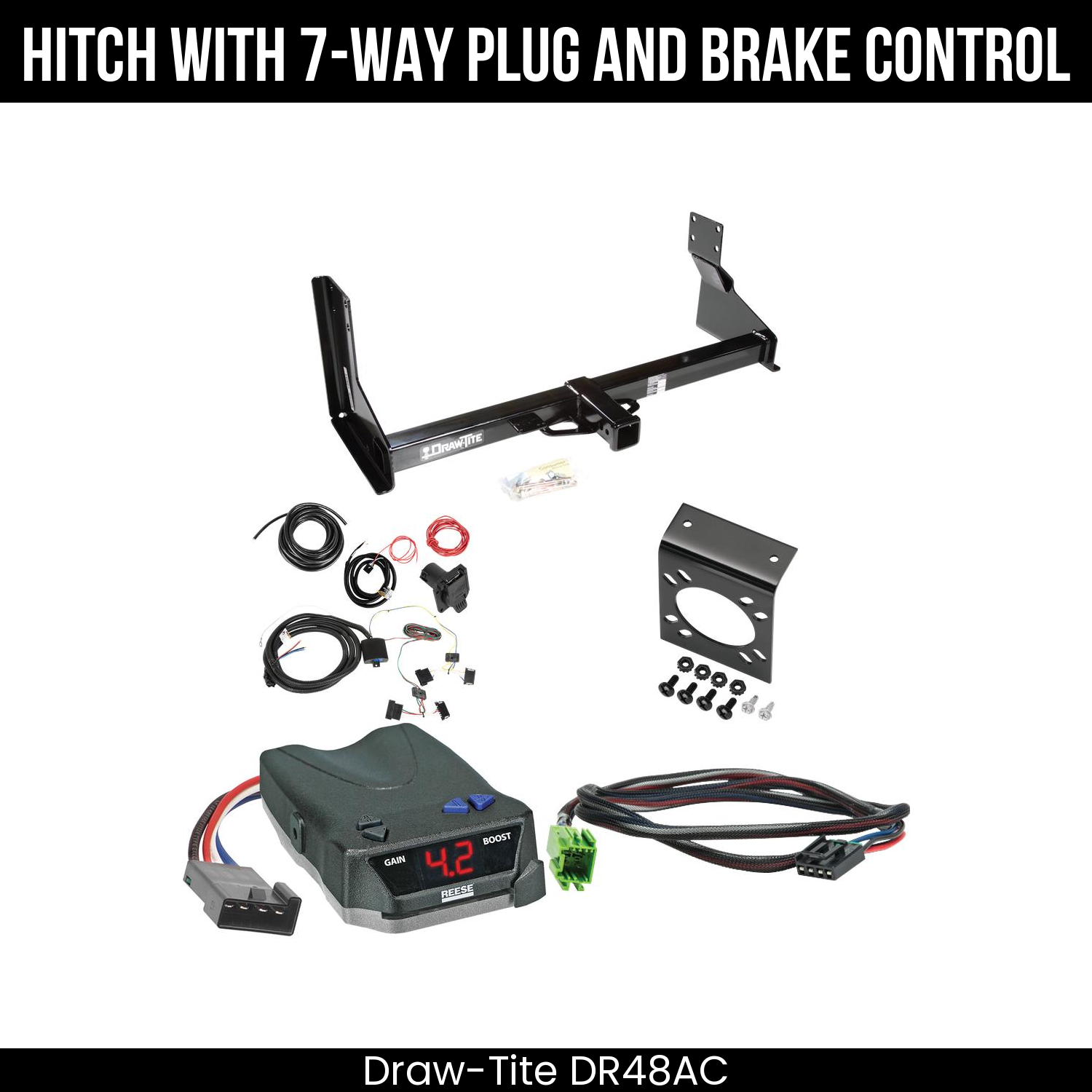 Trailer Hitch , 7-Way , Reese Brake EVN Control