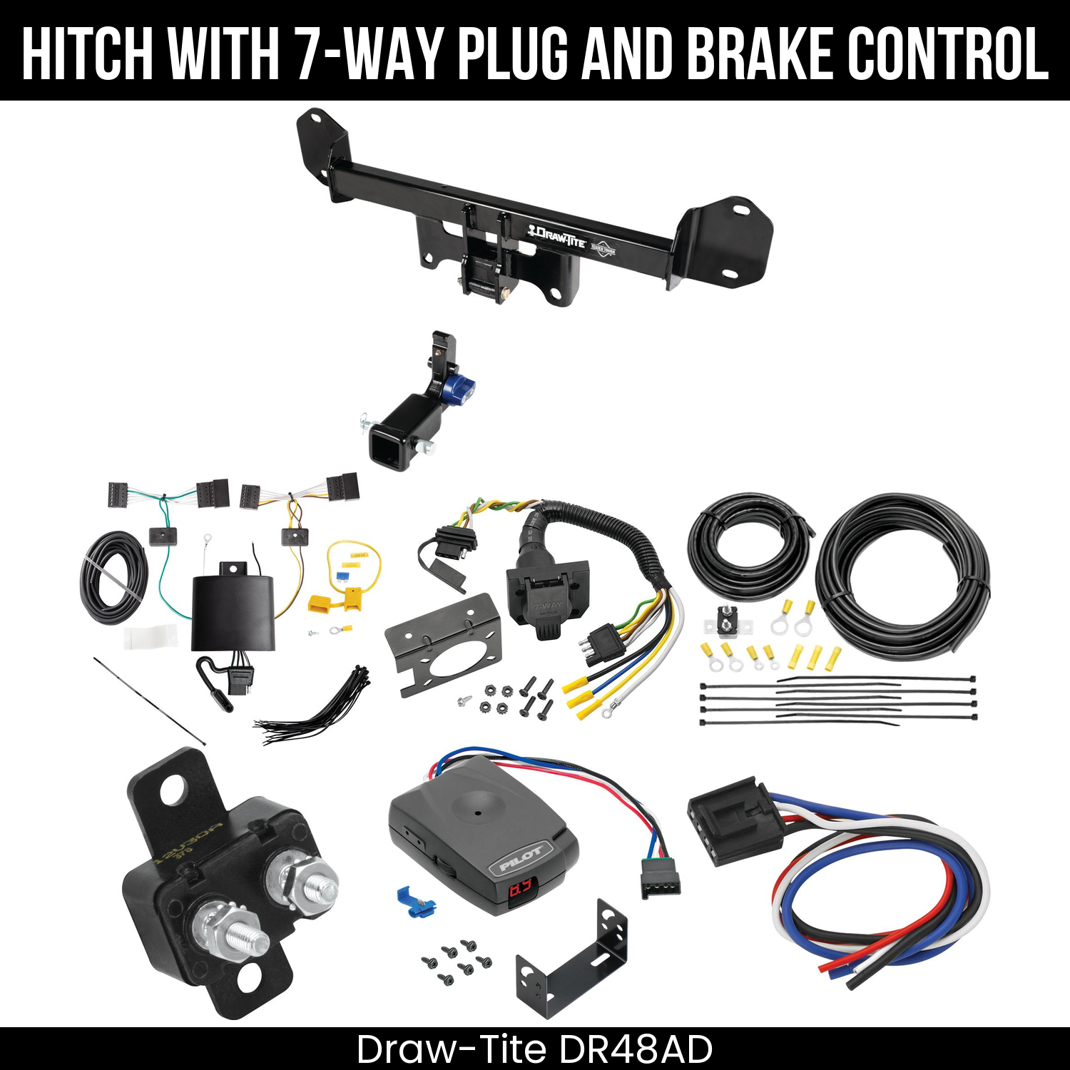 Trailer Hitch , 7-Way , Pro Series Pilot Brake Control