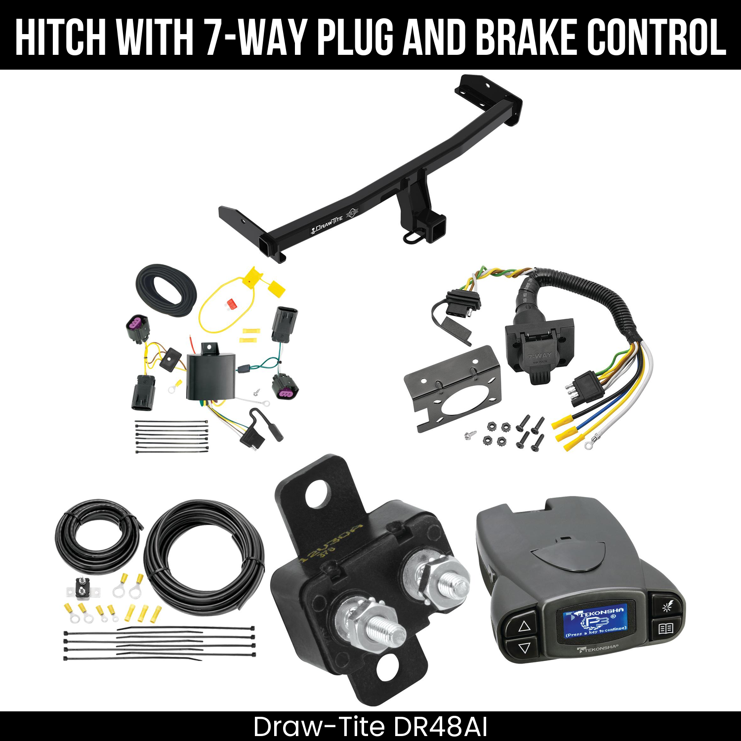 Trailer Hitch , 7-Way , Tekonsha Prodigy P3 Brake Control