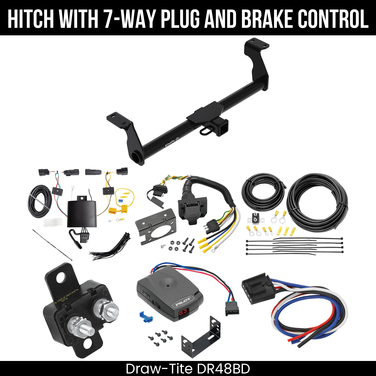 Trailer Hitch , 7-Way , Pro Series Pilot Brake Control