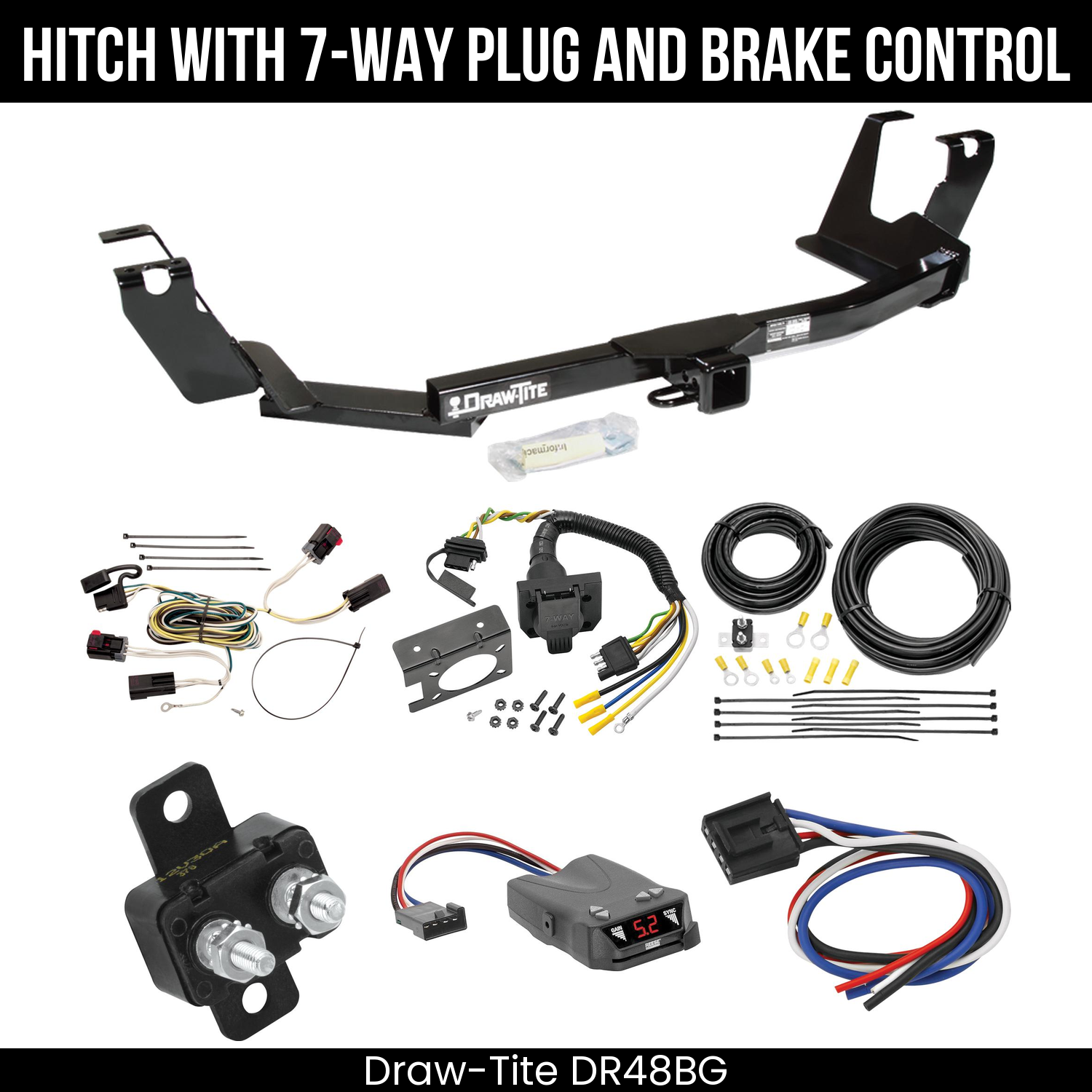 Trailer Hitch , 7-Way , Reese Brakeman IV Brake Control