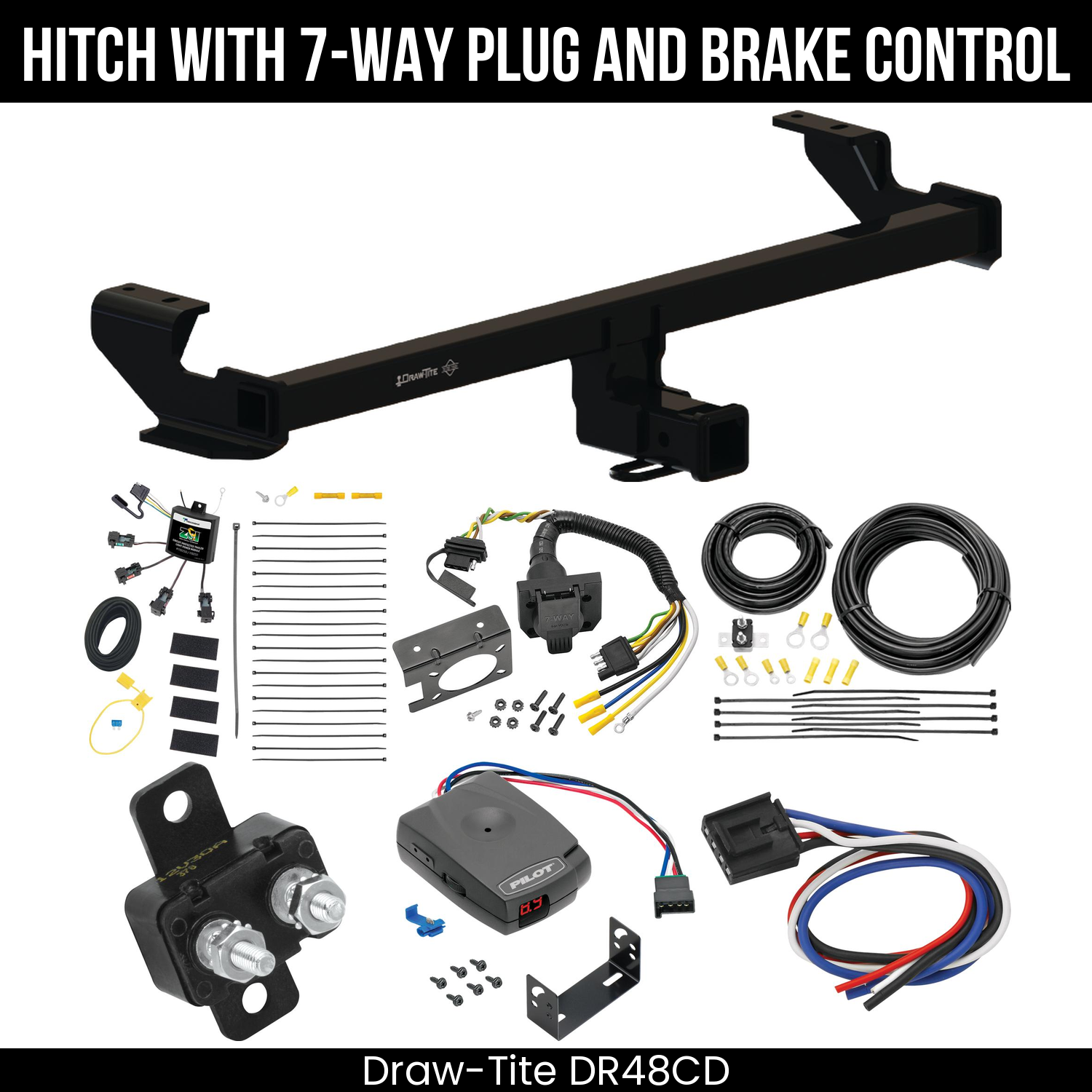 Trailer Hitch , 7-Way , Pro Series Pilot Brake Control