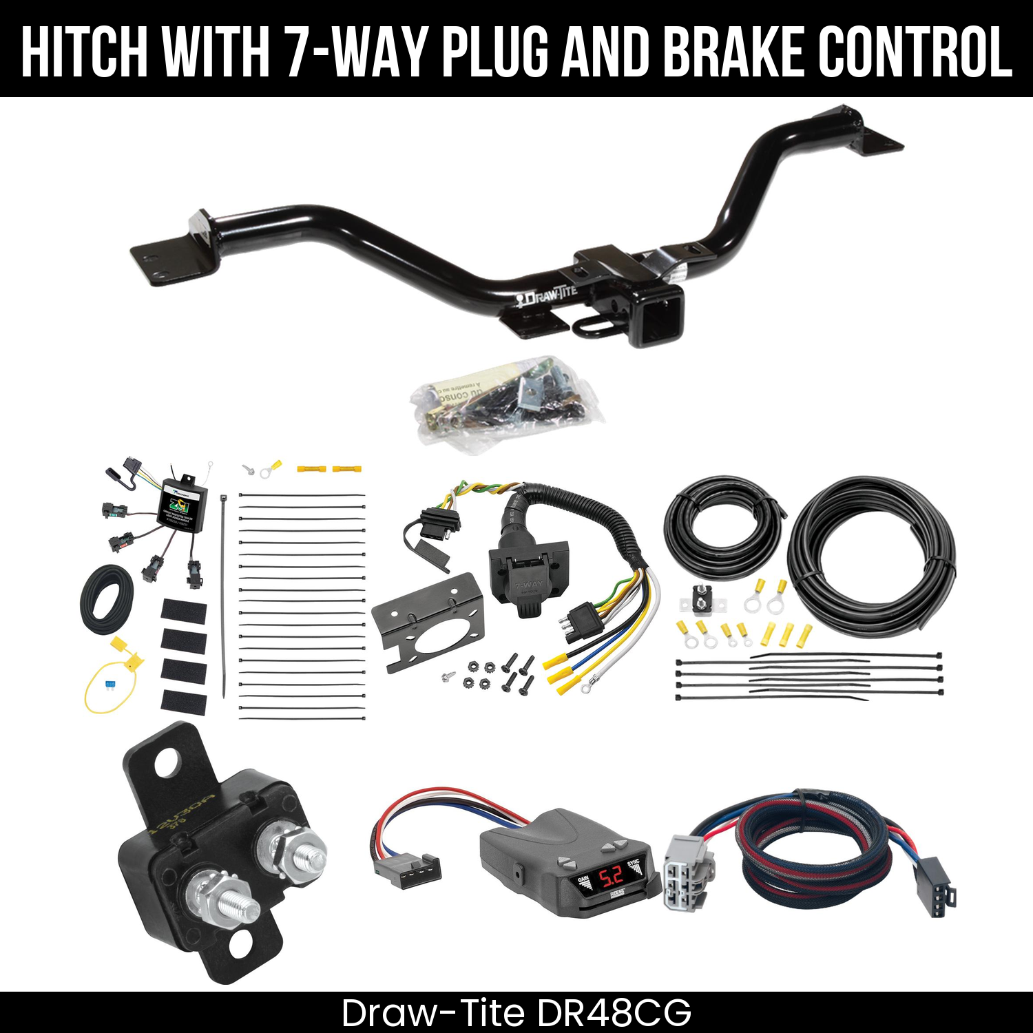Trailer Hitch , 7-Way , Reese Brakeman IV Brake Control
