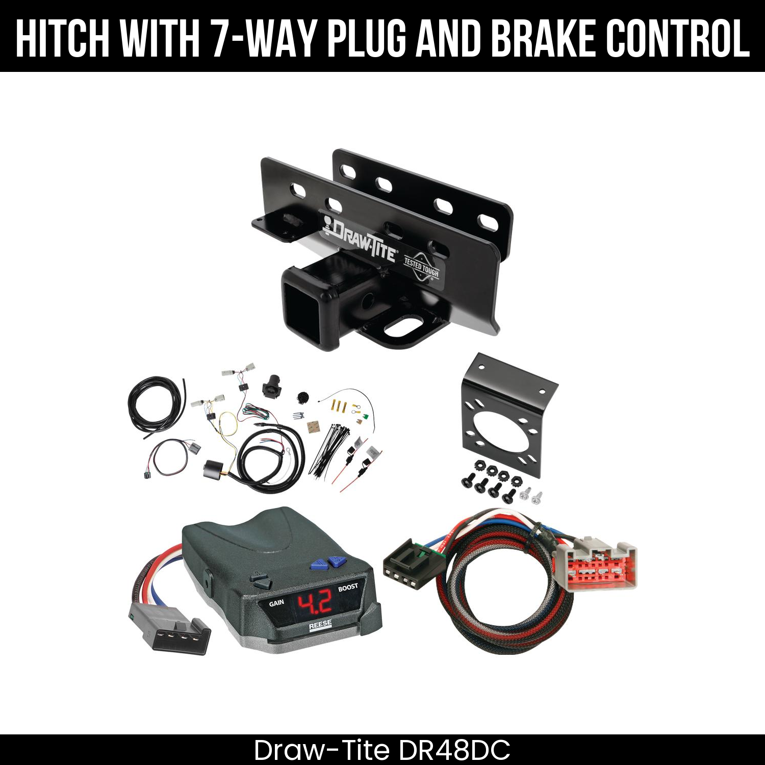Trailer Hitch , 7-Way , Reese Brake EVN Control