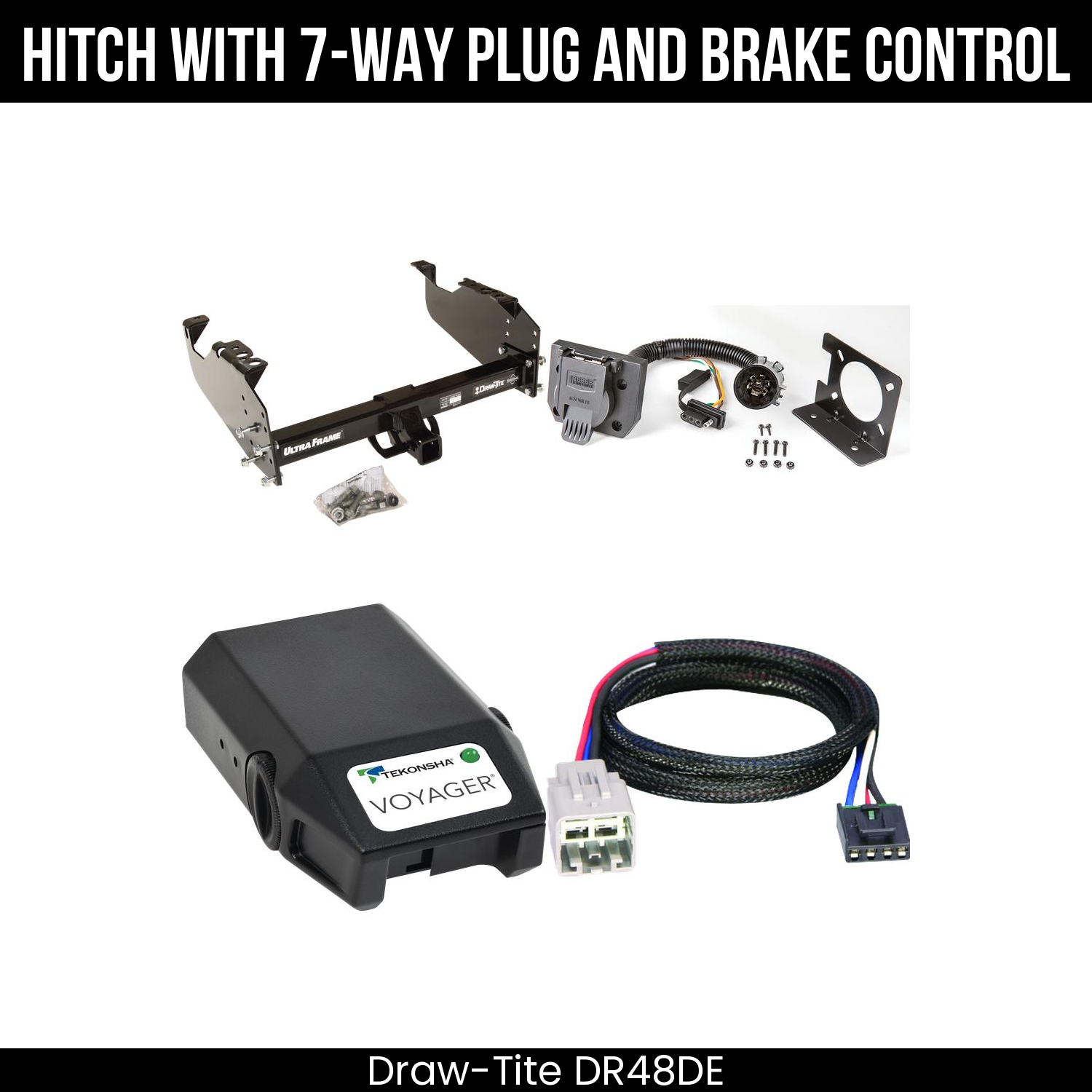 Trailer Hitch , 7-Way , Tekonsha Voyager Brake Control
