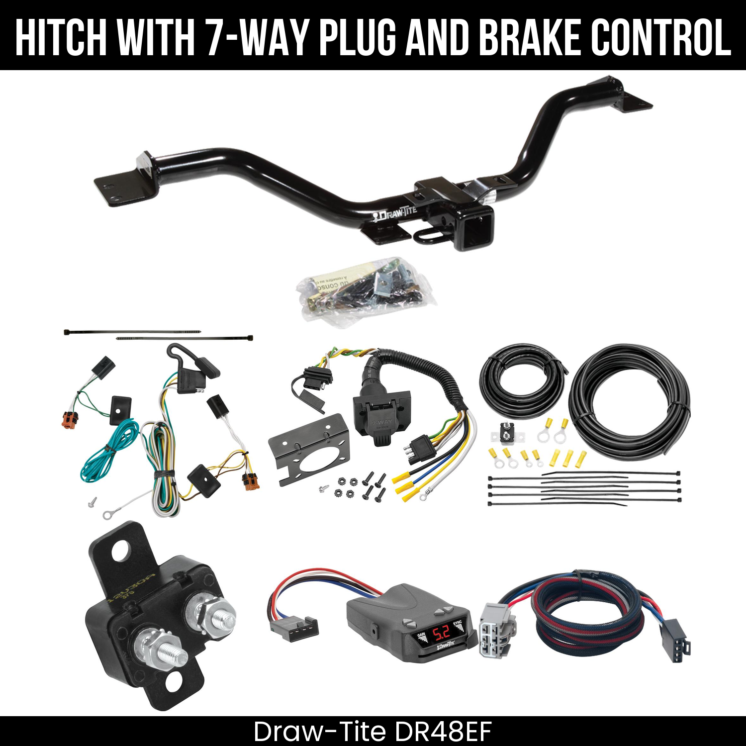 Trailer Hitch , 7-Way , Draw-Tite Activator IV Brake Control