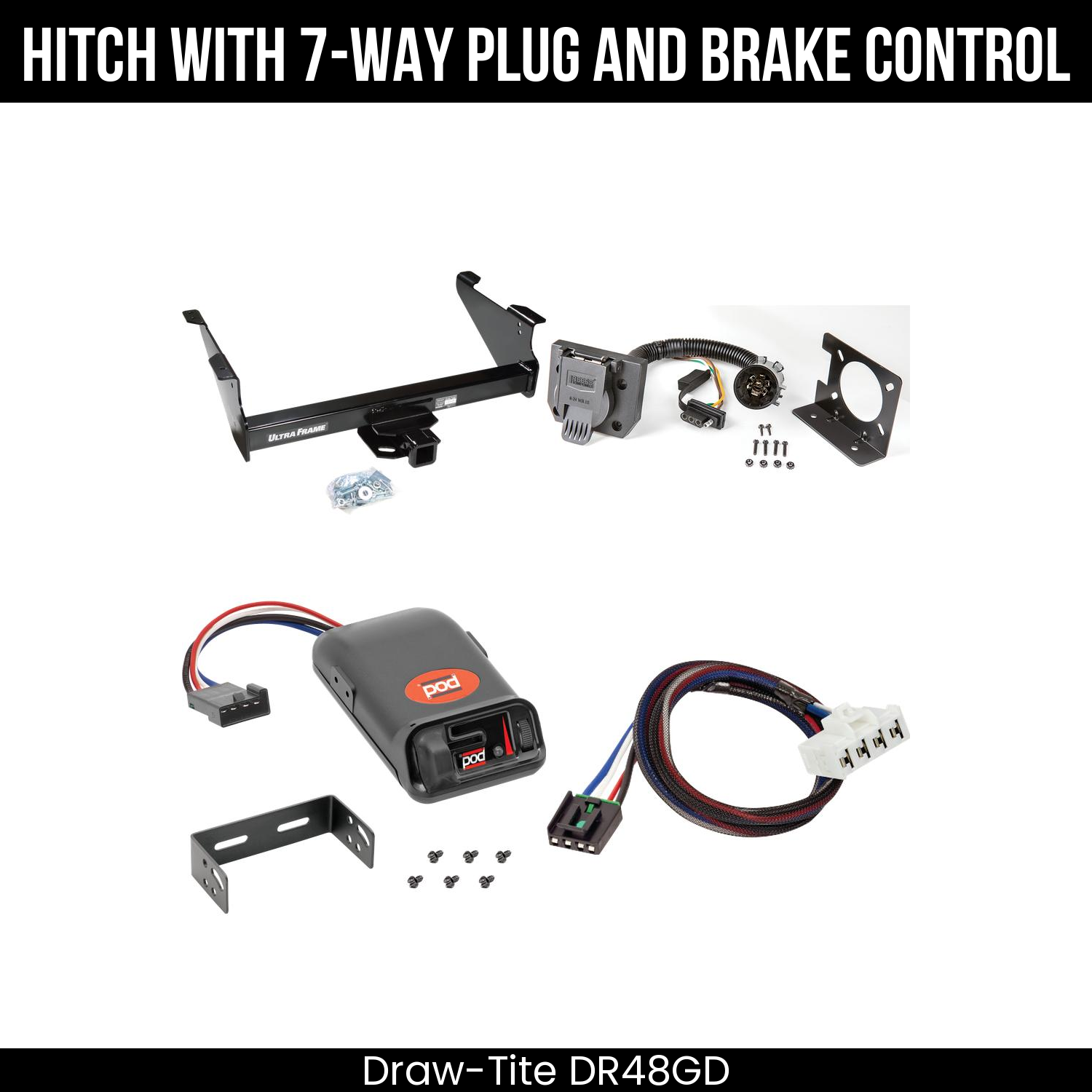 Trailer Hitch , 7-Way , Pro Series POD Brake Control