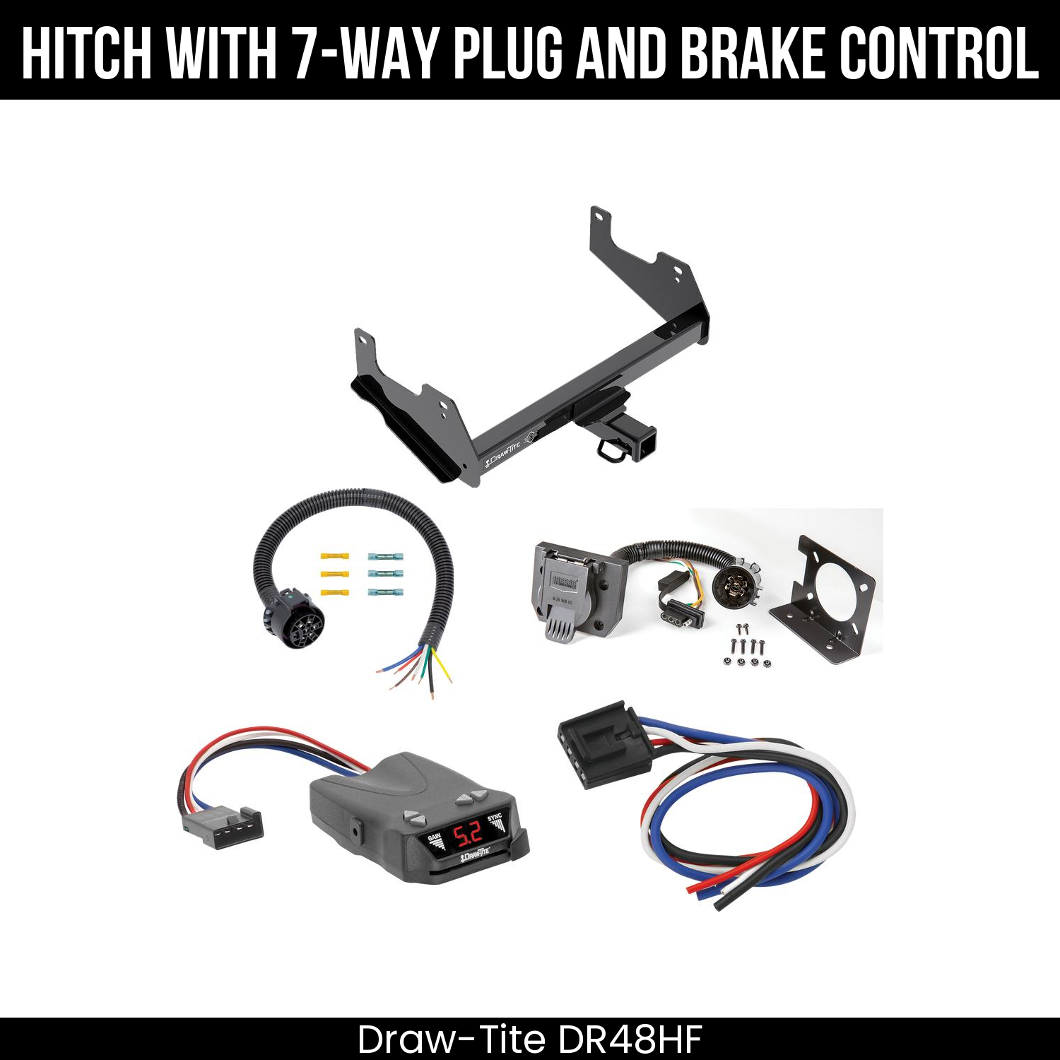 Trailer Hitch , 7-Way , Draw-Tite Activator IV Brake Control