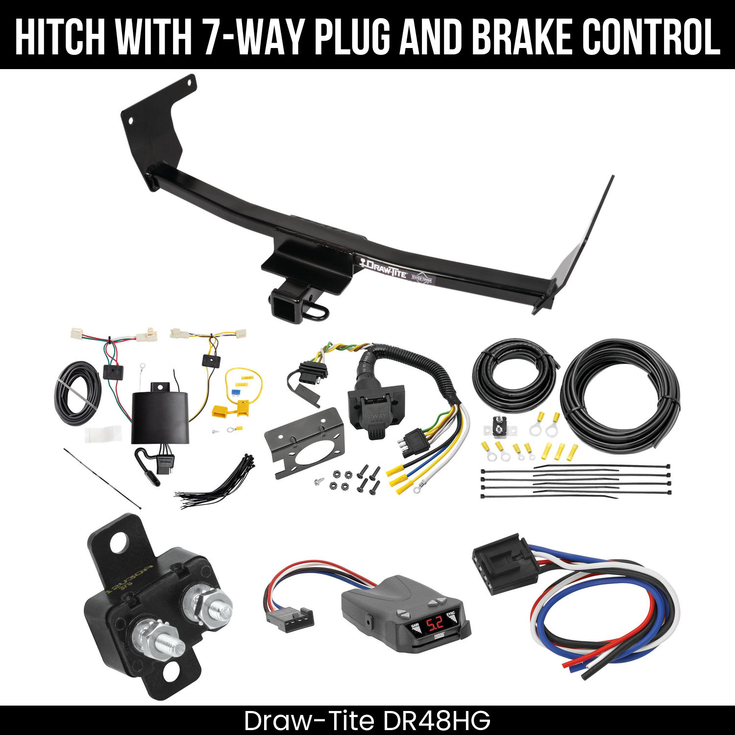 Trailer Hitch , 7-Way , Reese Brakeman IV Brake Control